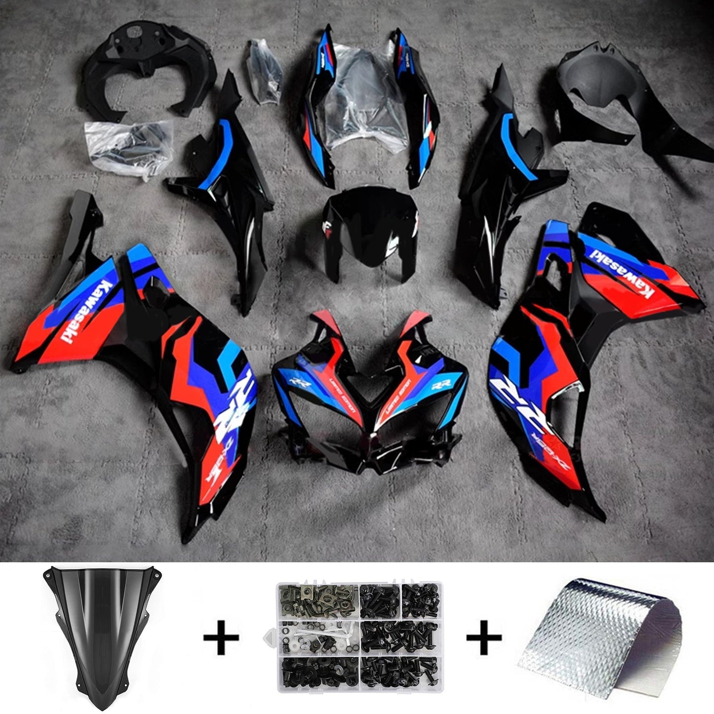 2019-2024 Kawasaki Ninja ZX-25R ZX-4R ZX-4RR Fairing Kit