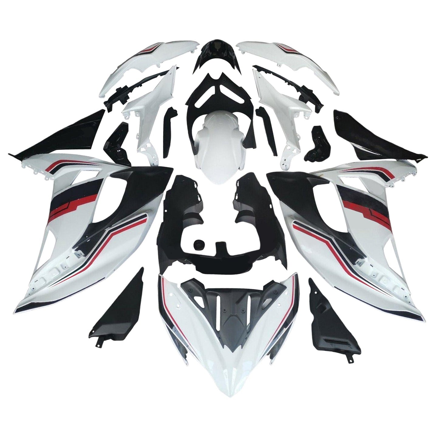 2017-2019 Kawasaki ER6F/Ninja650R Fairing Kit Bodywork Plastic ABS