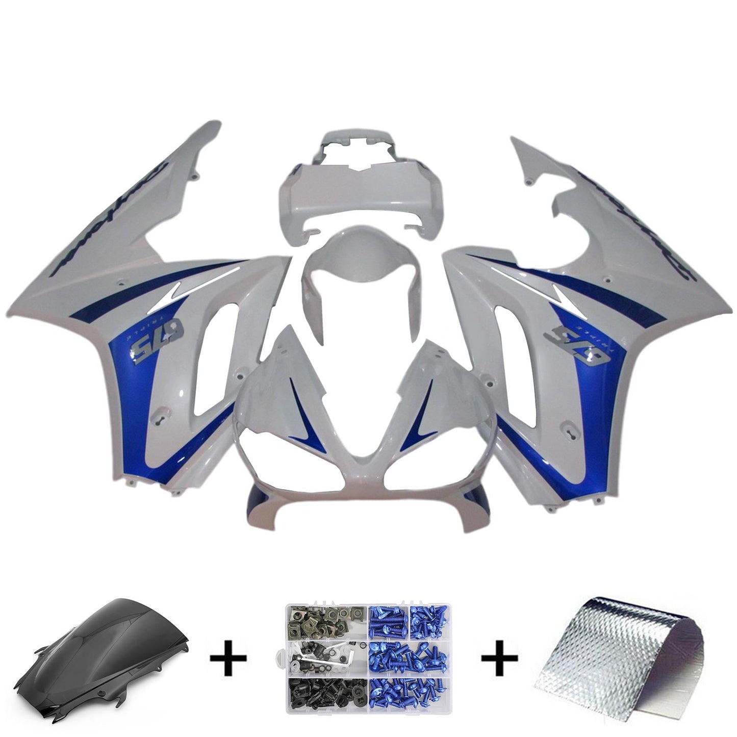 2009-2012  Triumph Daytona 675 Fairing Kit Bodywork Plastic ABS