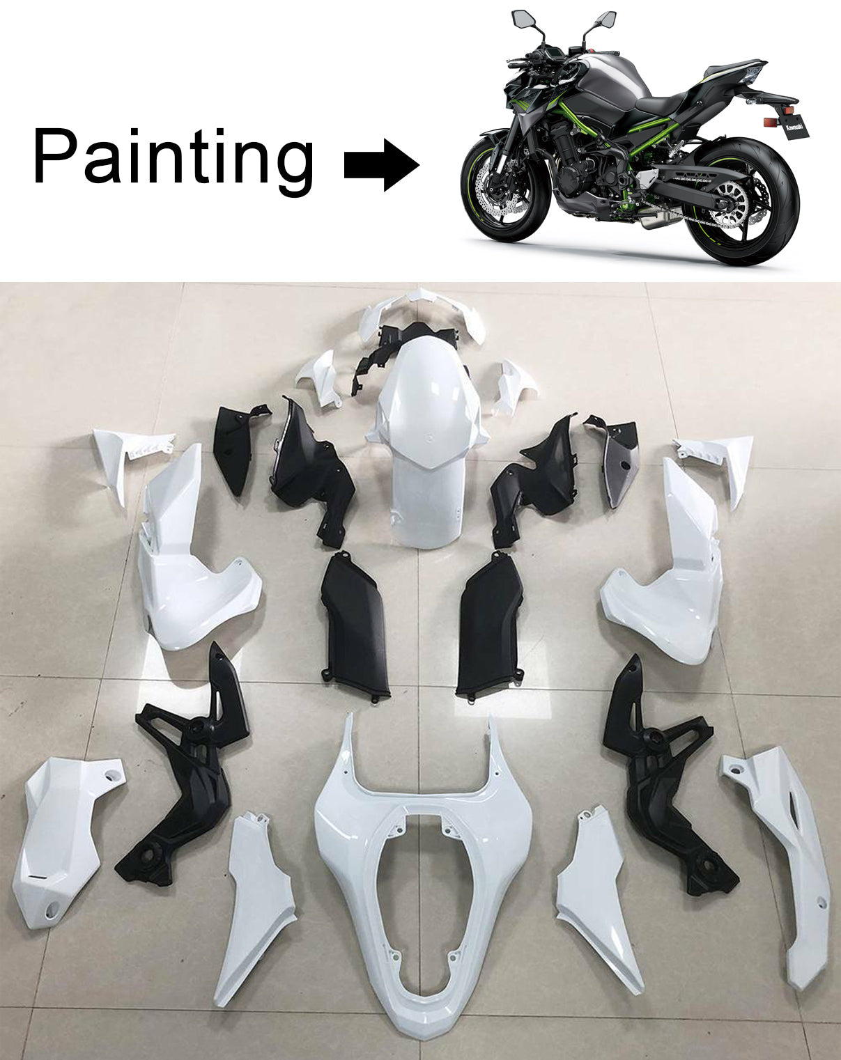 2020-2024 Kawasaki Z900 Fairing Kit