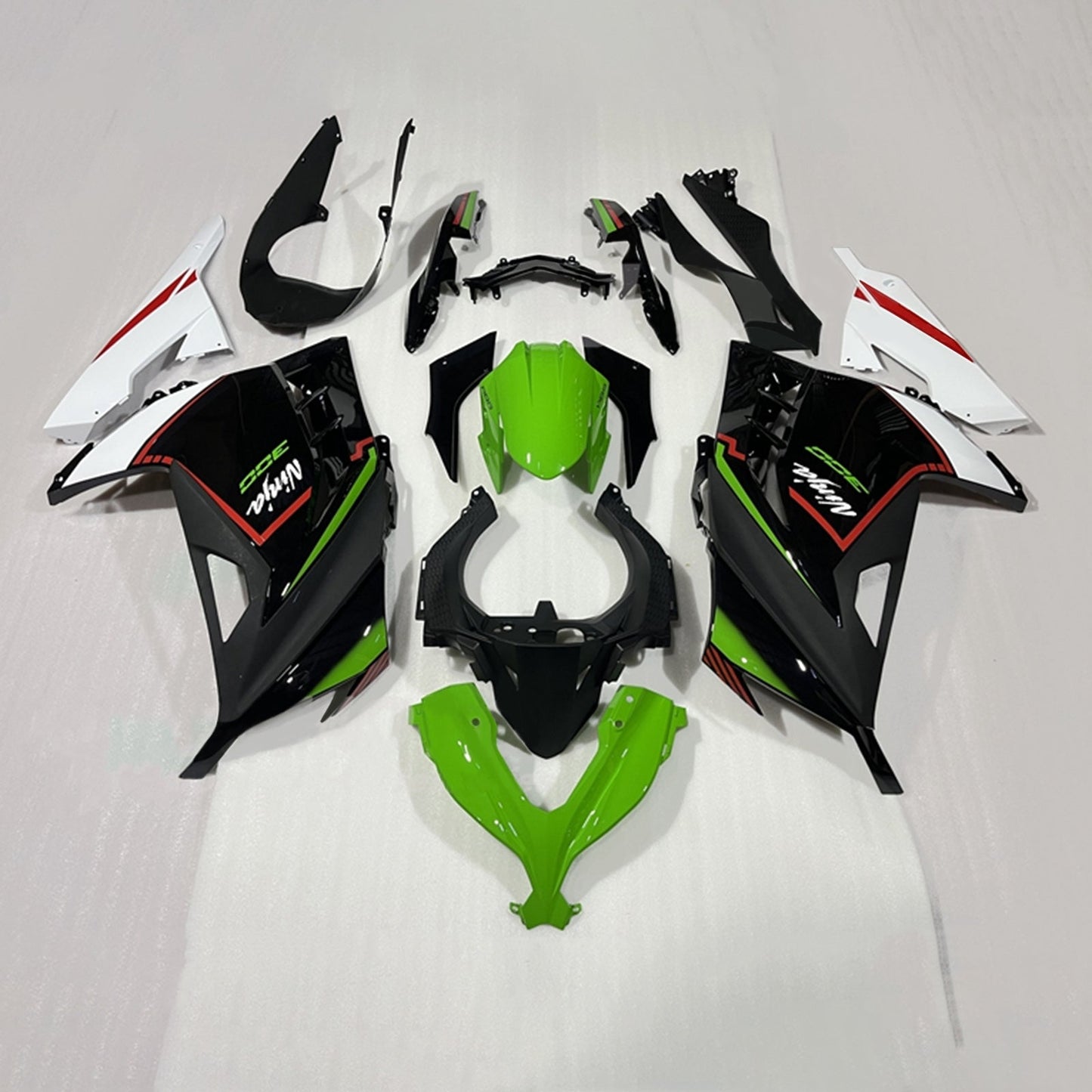 2013-2024 Kawasaki EX300 Ninja300 Fairing Kit Bodywork Plastic ABS