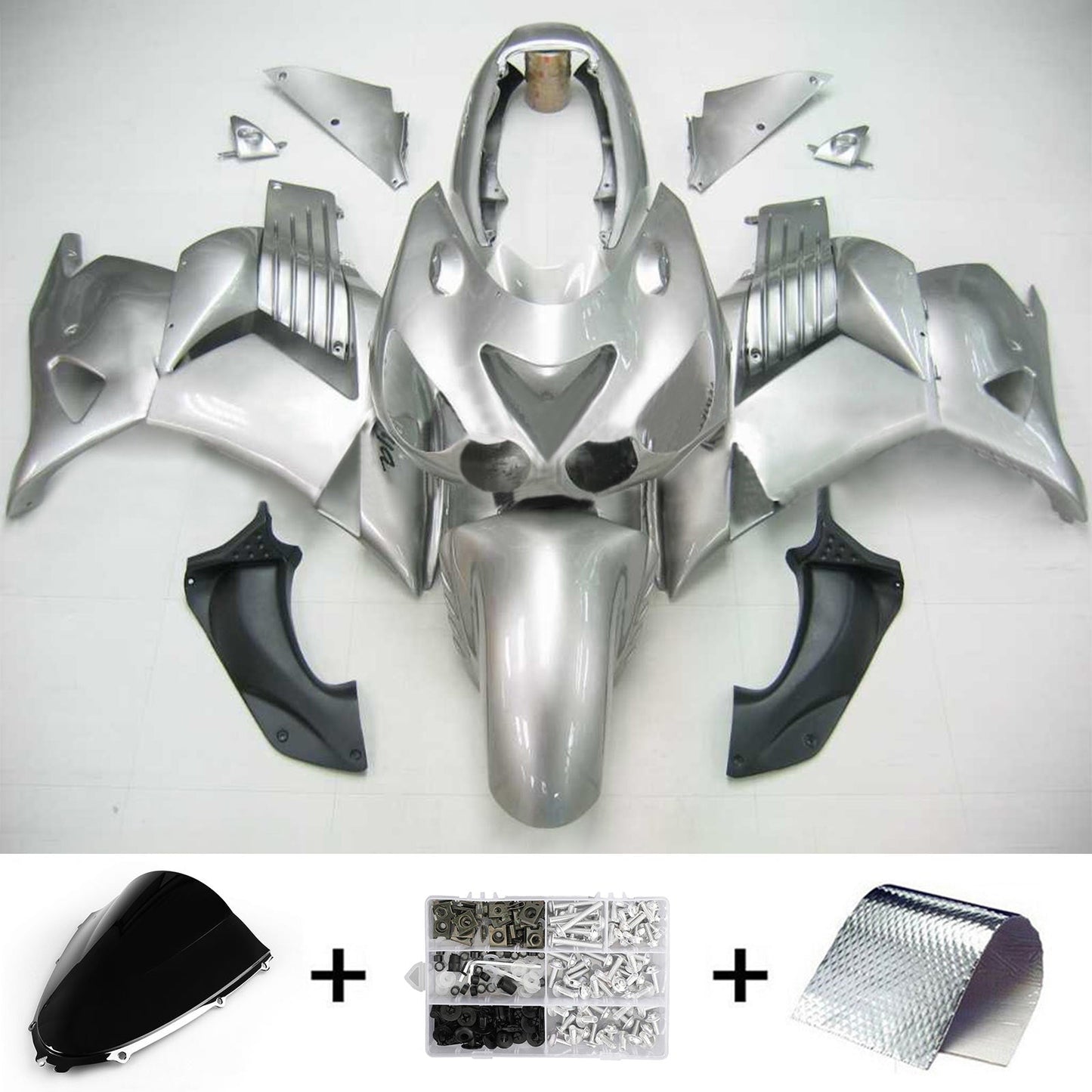 2006-2011 Kawasaki ZX14R Fairing Kit Bodywork Plastic ABS
