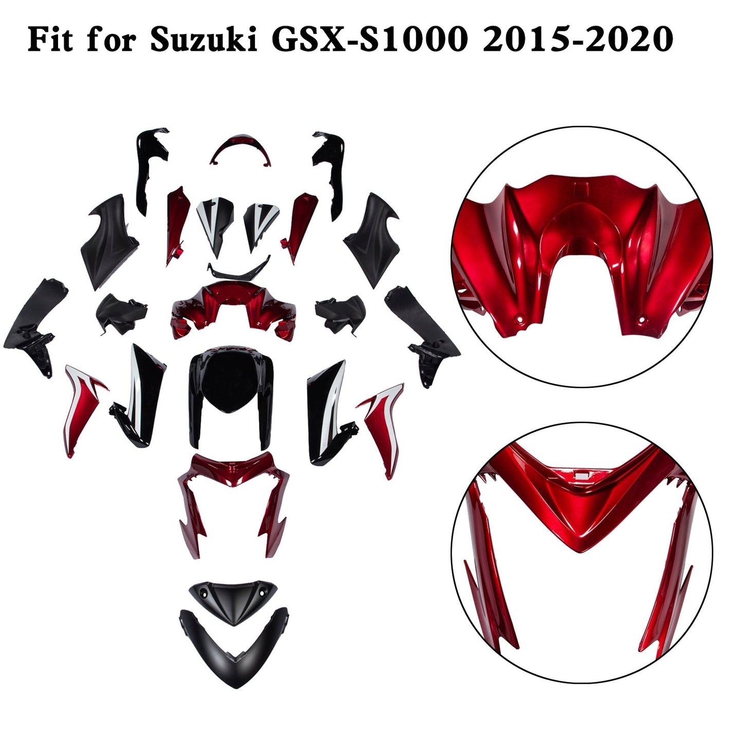 2015-2020 Suzuki GSX-S 1000 GSXS Plastic Bodywork Fairing Kit