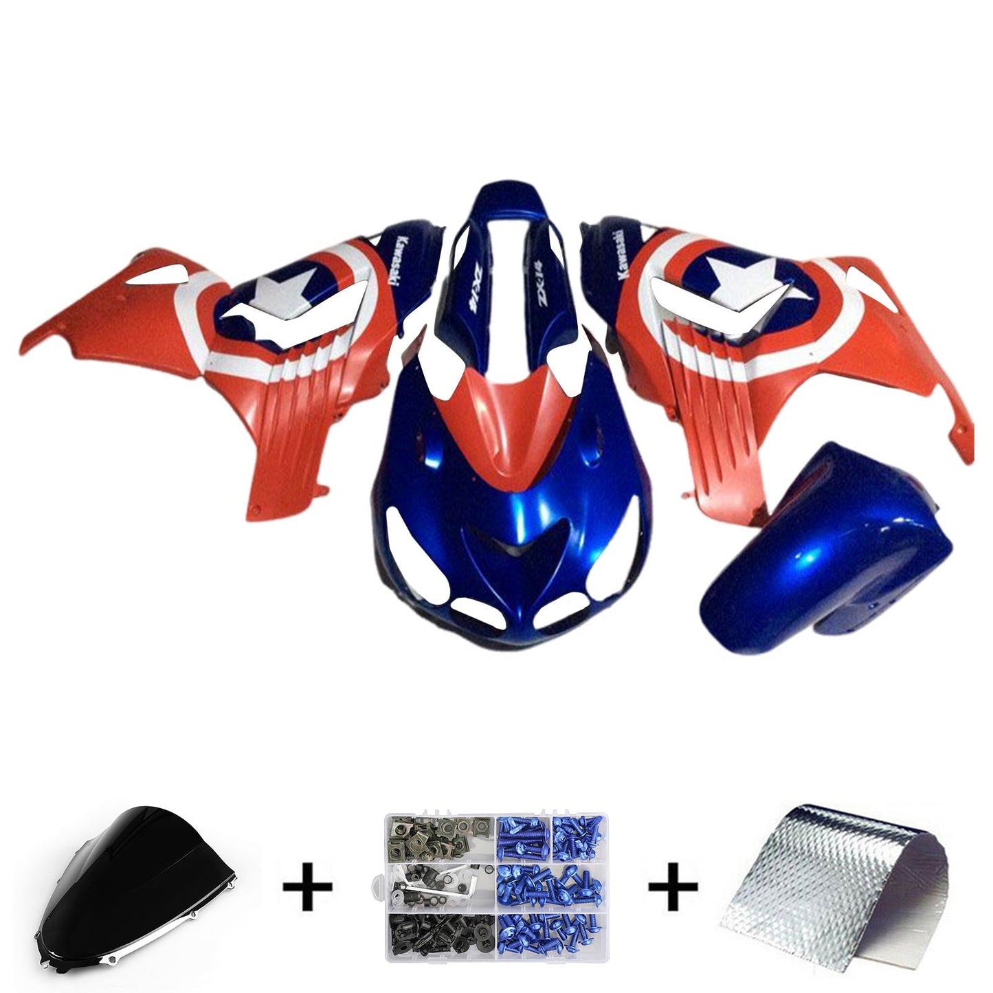 2006-2011 Kawasaki ZX14R ZZR1400 Fairing Kit Bodywork
