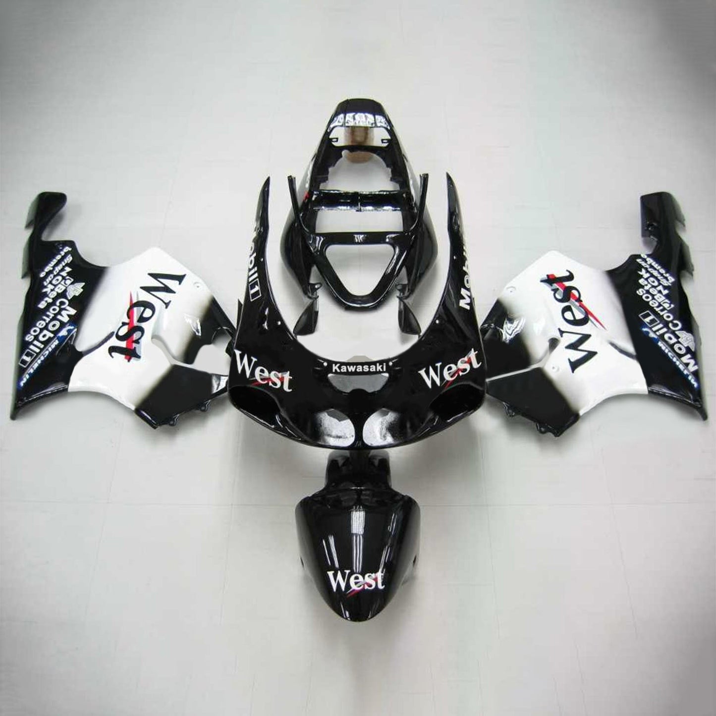 1996-2003 Kawasaki ZX7R Fairing Kit Bodywork Plastic ABS