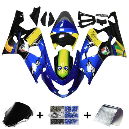 2004-2005 Suzuki GSXR 600/750 K4 Fairing Kit Bodywork Plastic ABS