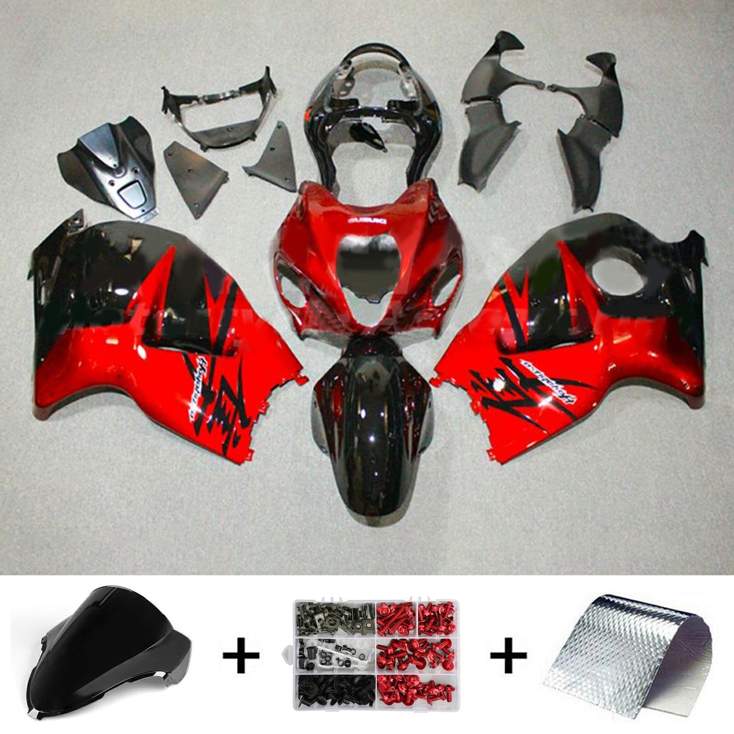 1999-2007 Suzuki Hayabusa GSX1300R Fairing Kit Bodywork Plastic ABS