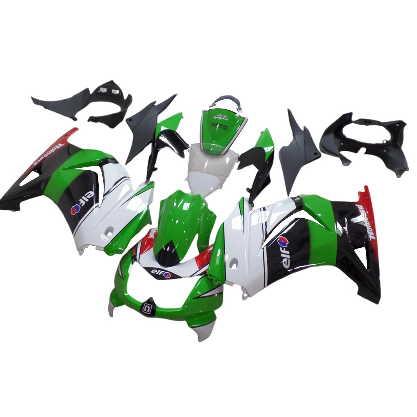 2008-2012 Kawasaki EX250 Ninja250R Fairing Kit Bodywork Plastic ABS