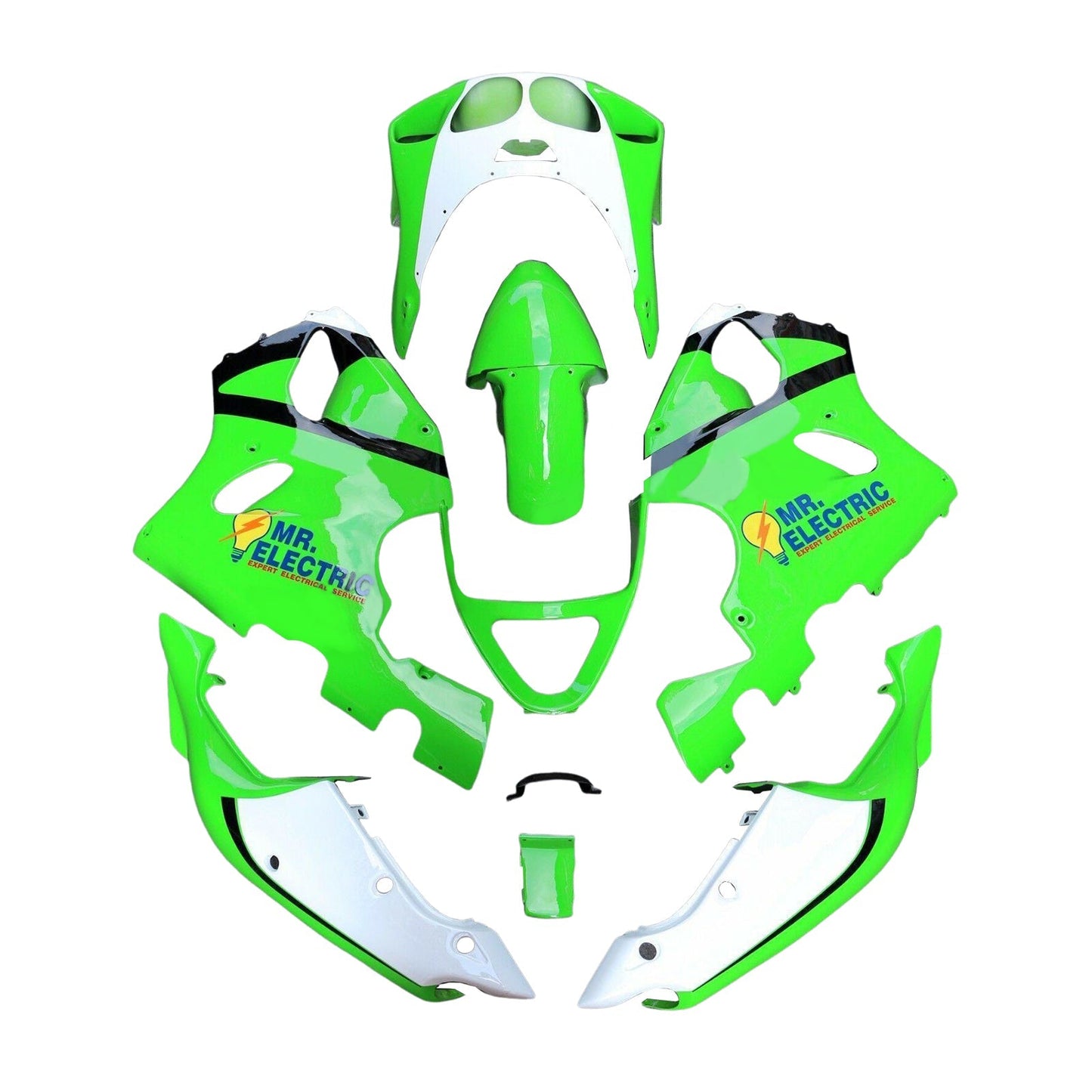 1996-2003 Kawasaki ZX-7R Fairing Kit Bodywork Plastic ABS