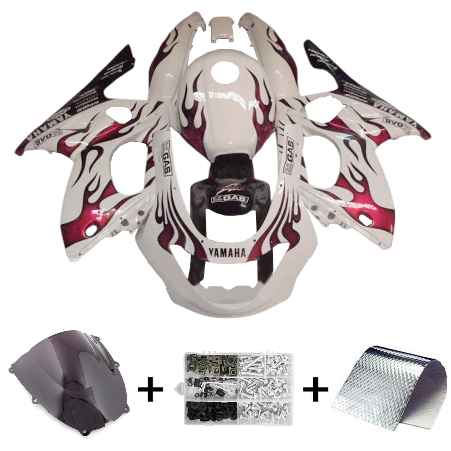 1996-2007 Yamaha YZF 600R Thundercat Fairing Kit Bodywork Plastic ABS