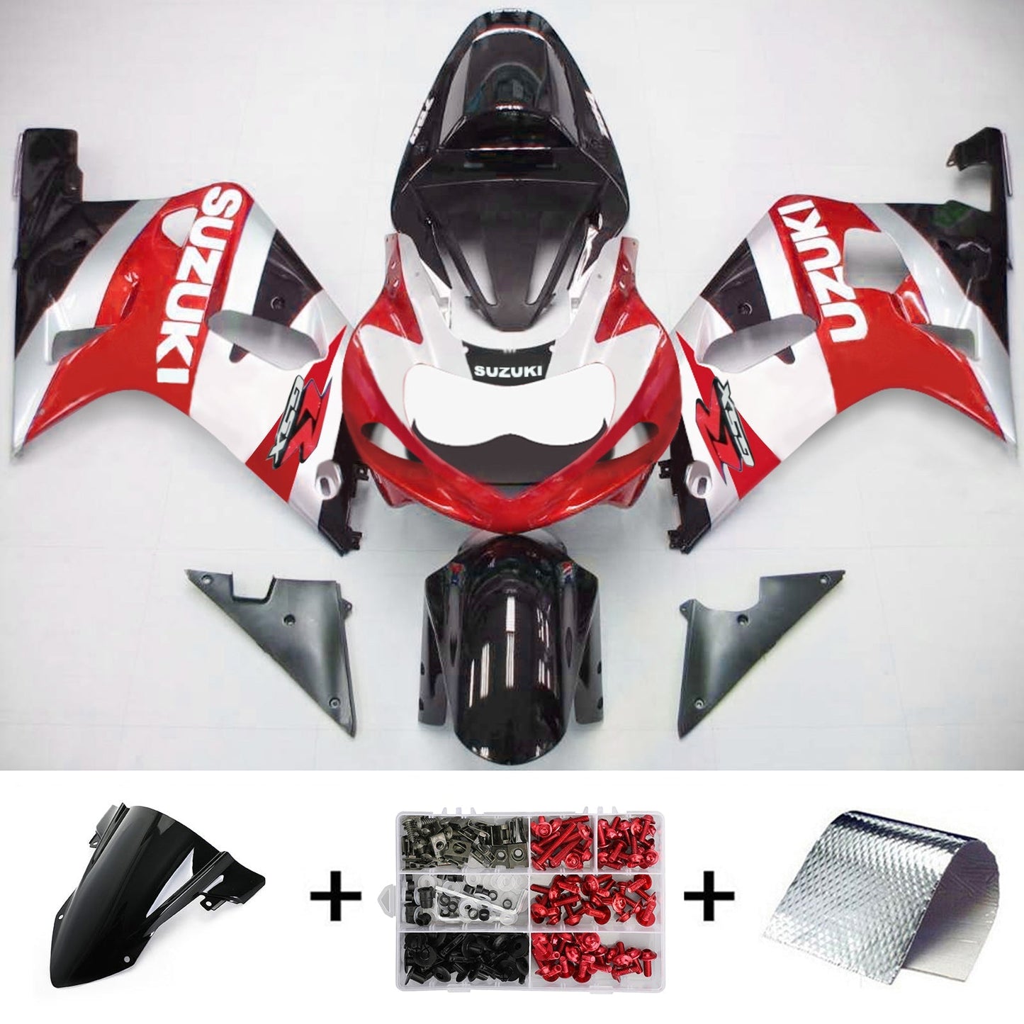 2001-2003 Suzuki GSXR750 Fairing Kit Bodywork Plastic ABS