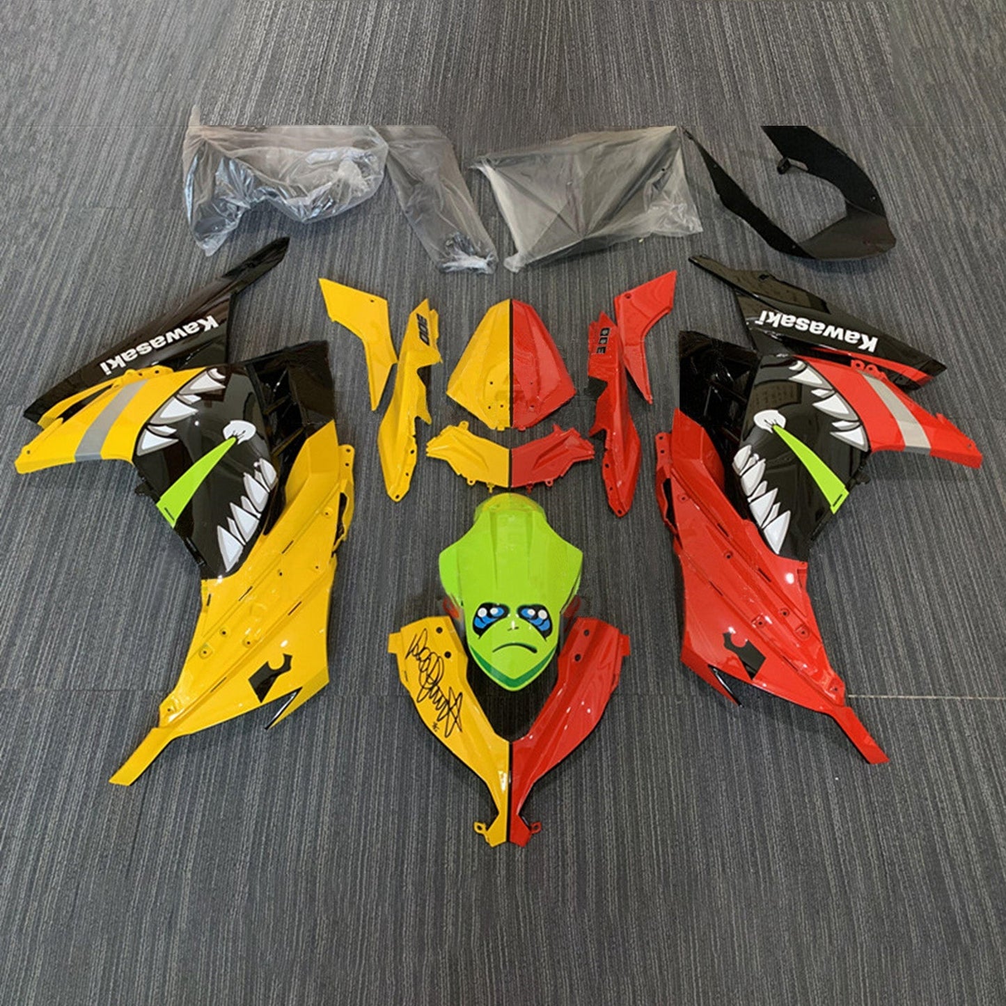 2013-2024 Kawasaki EX300 Ninja300 Fairing Kit Bodywork Plastic ABS