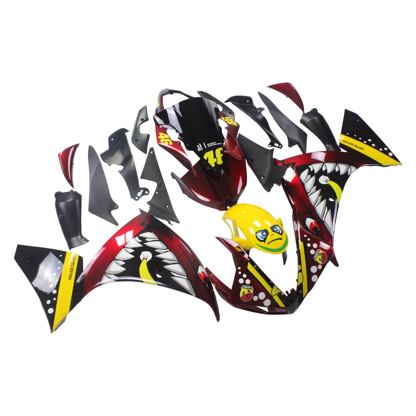 2009-2011 Yamaha YZF 1000 R1 Fairing Kit Bodywork Plastic ABS