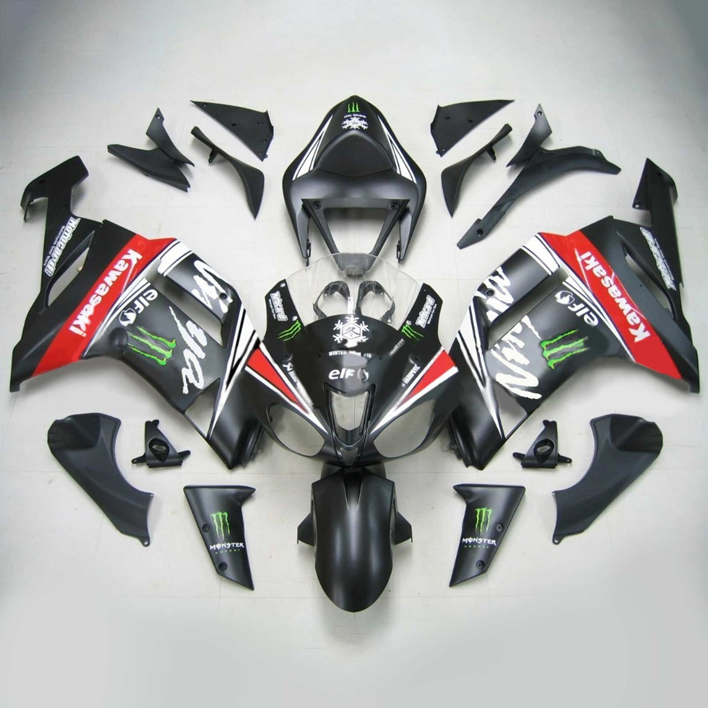 2007-2008 Fairing Kit For Kawasaki ZX6R 636 Generic