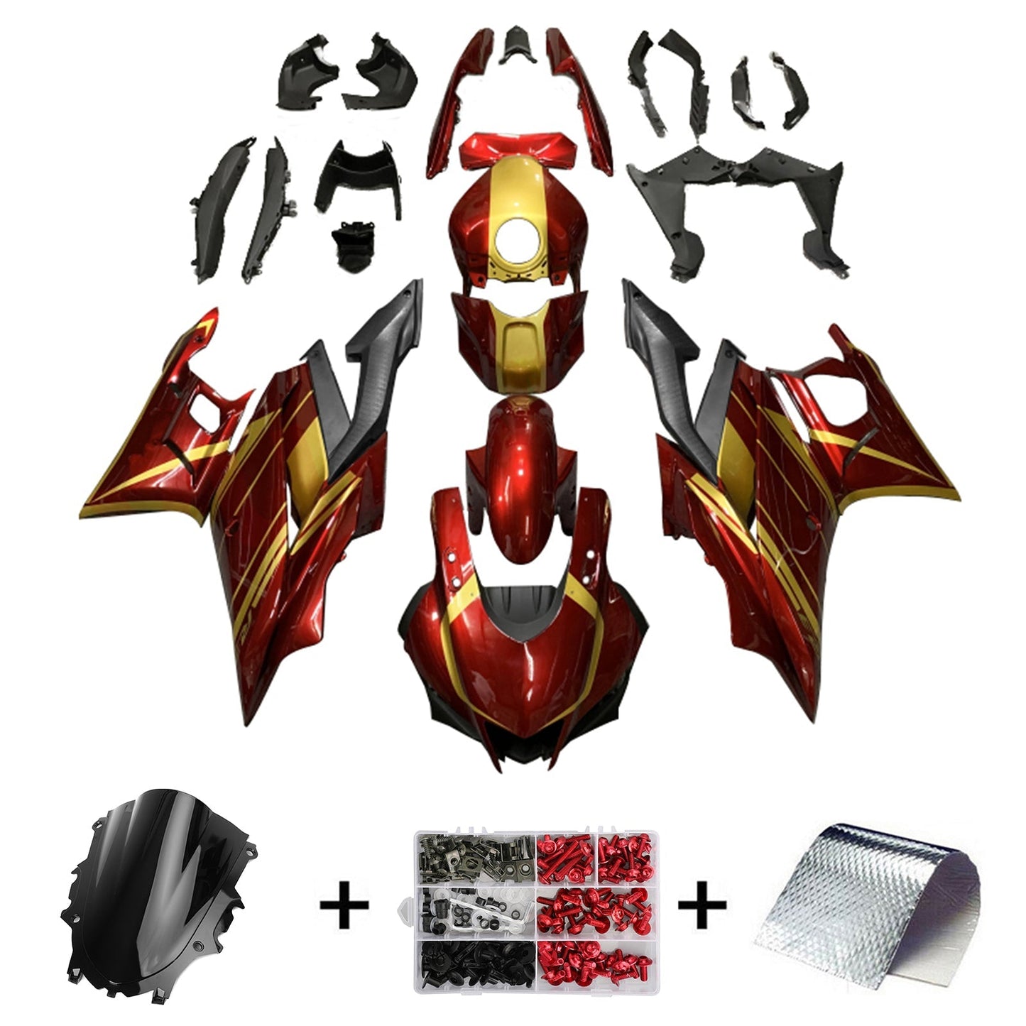 2022-2024 Yamaha YZF-R3 R25 Fairing Kit Bodywork Plastic ABS