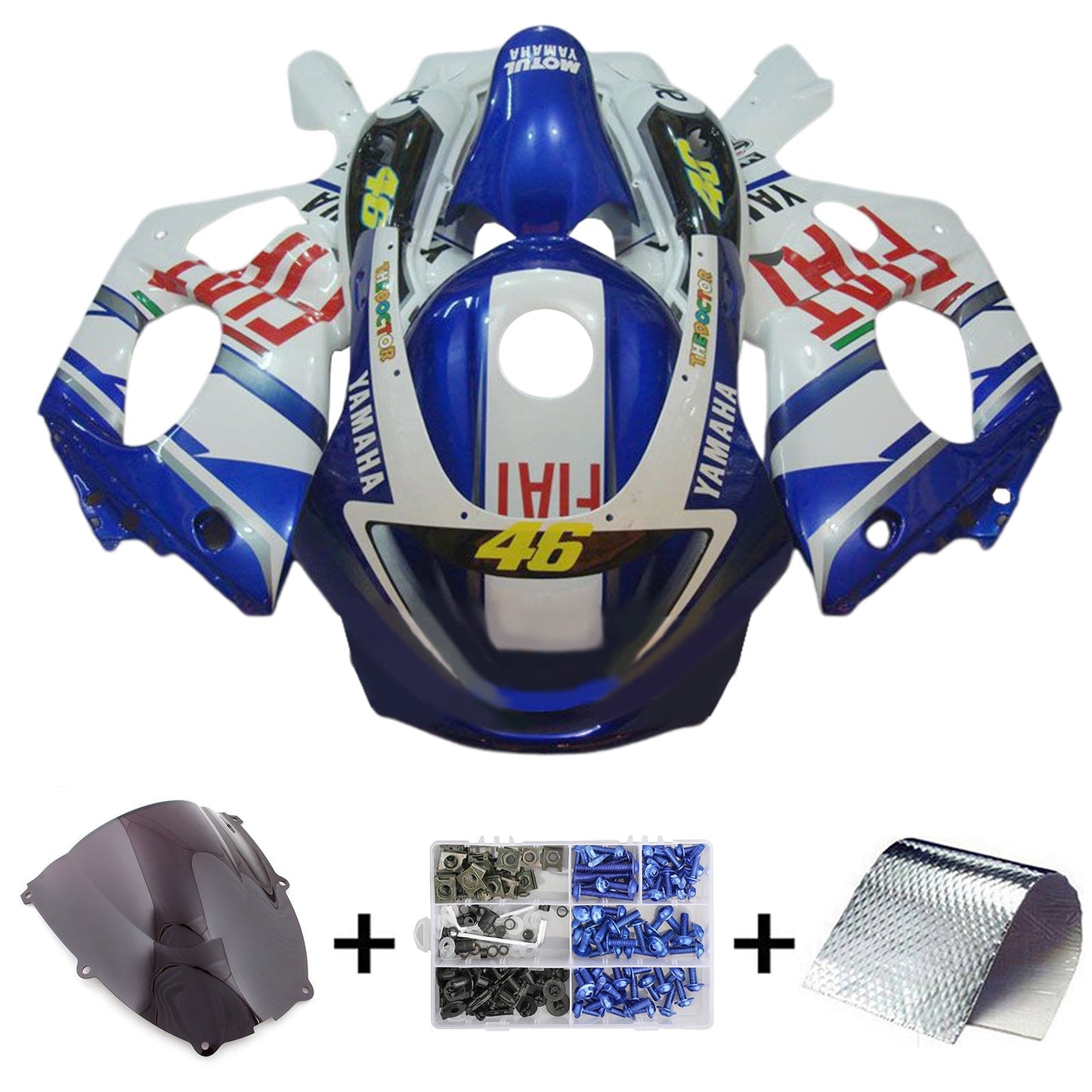 1996-2007 Yamaha YZF 600R Thundercat Fairing Kit Bodywork Plastic ABS