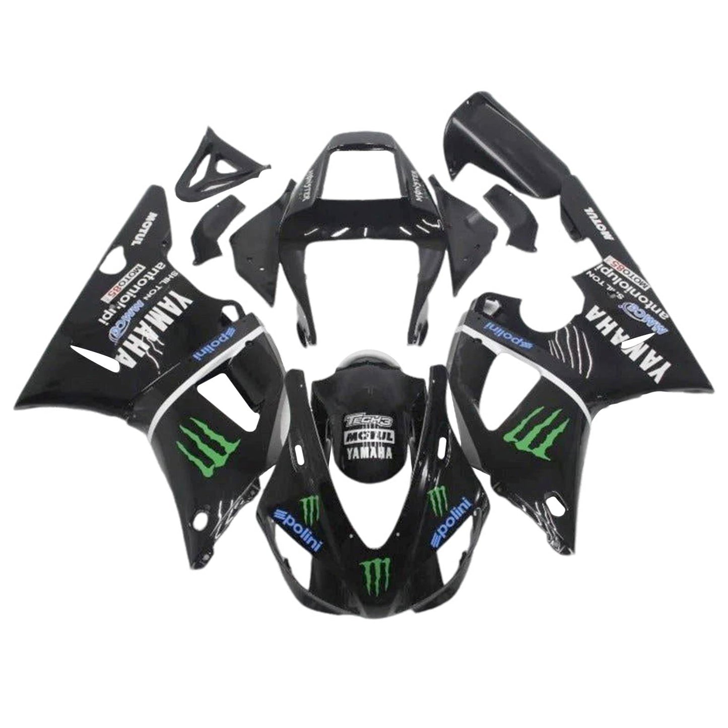 1998-1999 Yamaha YZF-R1 Fairing Kit Bodywork Plastic ABS