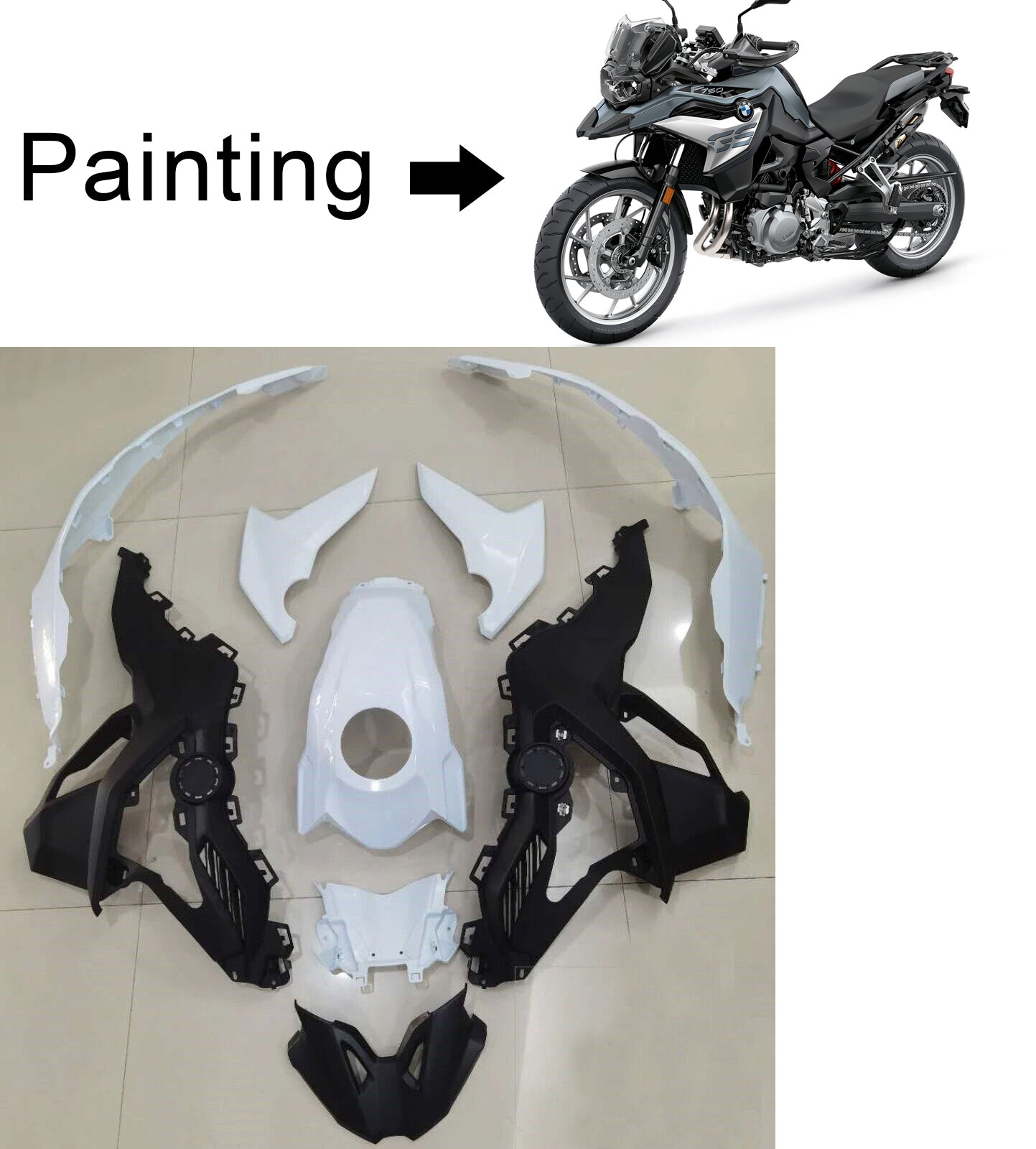 2005-2010 BMW F750GS F850GS Fairing Kit Bodywork