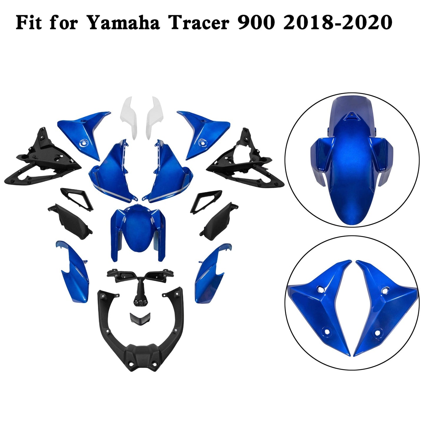 2018-2020 Yamaha Tracer 900 Tracer 900 GT ABS Plastic Bodywork Fairing Kit