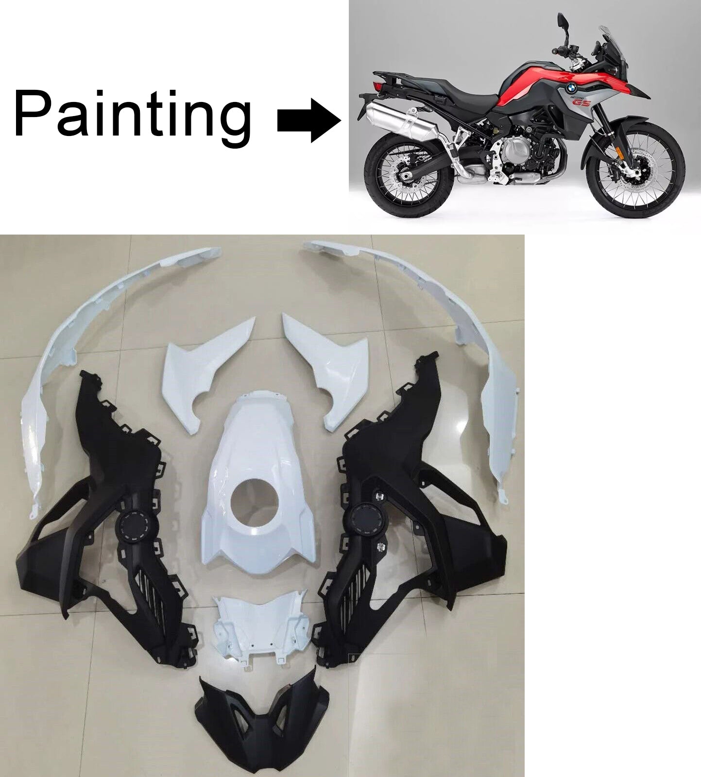 2018-2022 BMW F750GS F850GS Fairing Kit Bodywork