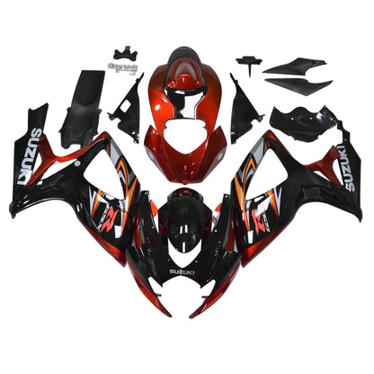 2006-2007 Suzuki GSXR 600/750 K6 Fairing Kit Bodywork Plastic ABS