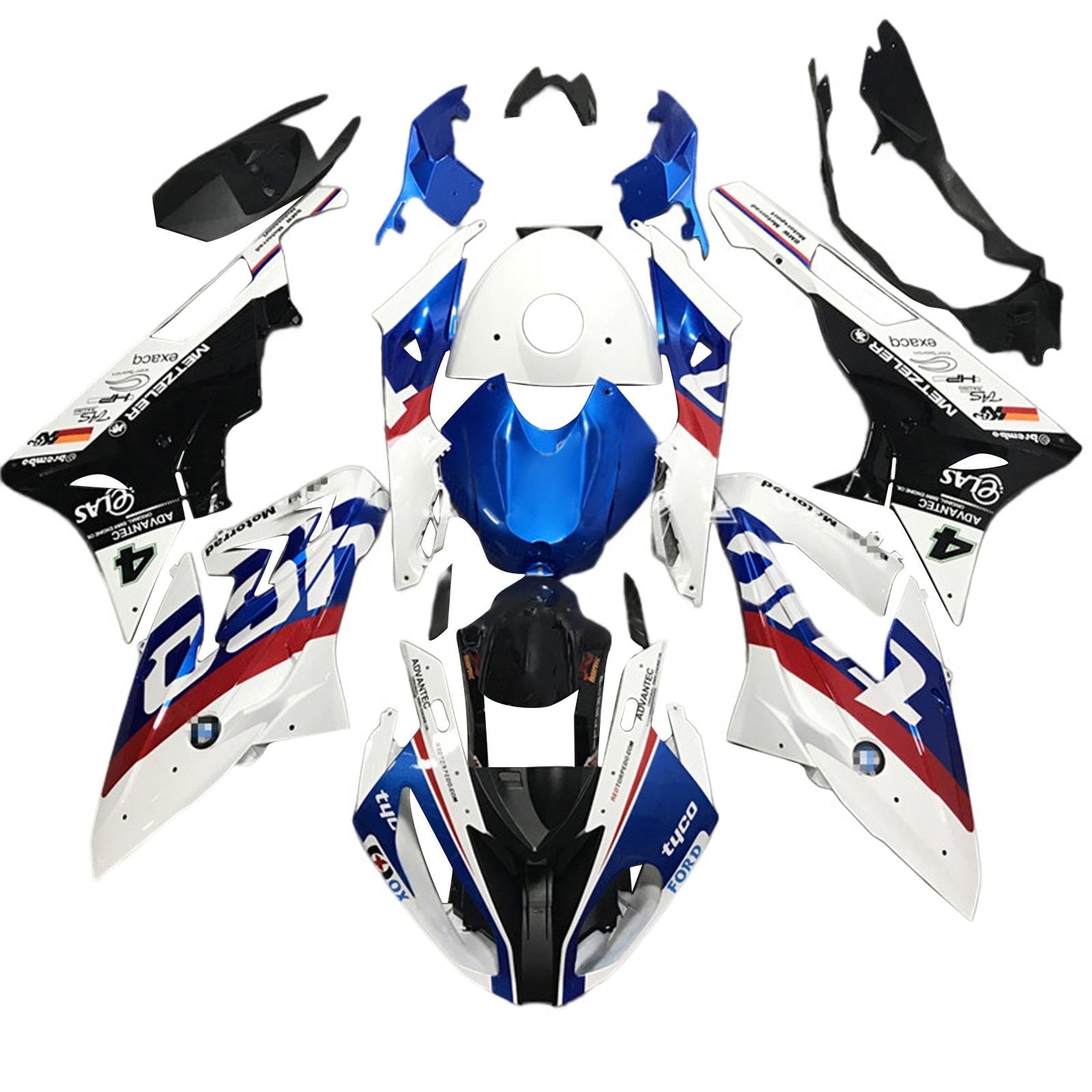 2015-2016 BMW S1000RR Fairing Kit Bodywork Plastic ABS