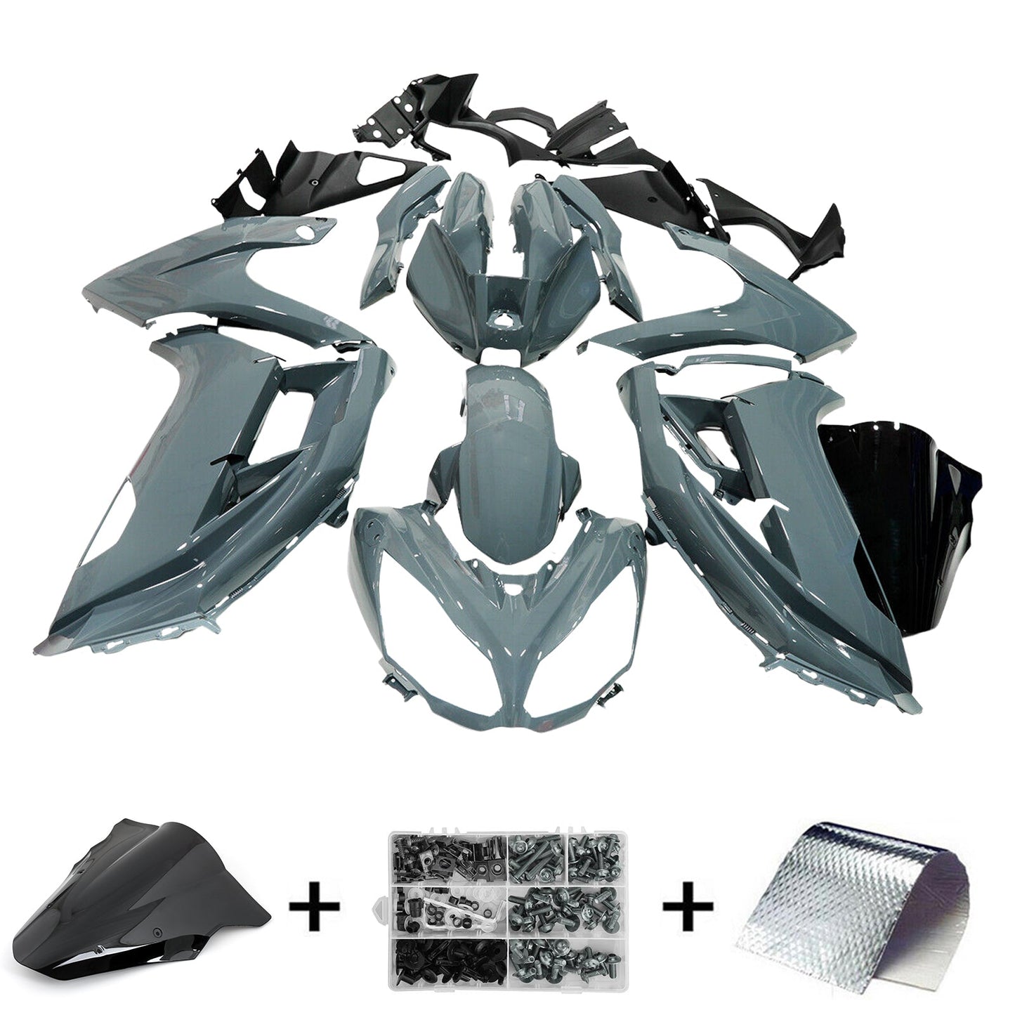 2012-2016 Kawasaki ER6F/Ninja650 Fairing Kit Bodywork Plastic ABS