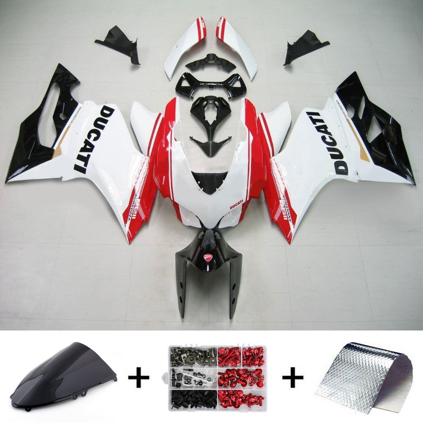 2012-2015 Ducati 1199 899 Fairing Kit Bodywork Plastic ABS