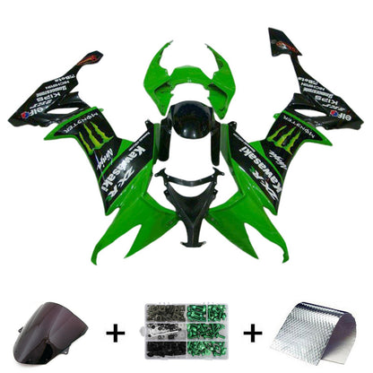 2008-2010 Kawasaki ZX10R Fairing Kit Bodywork Plastic ABS