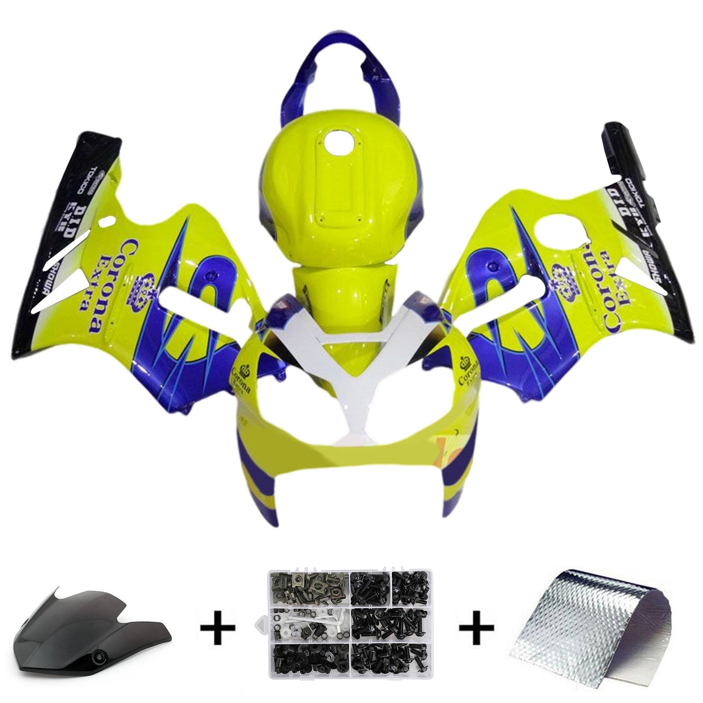 2002-2005 Kawasaki ZX12R Fairing Kit Bodywork Plastic ABS