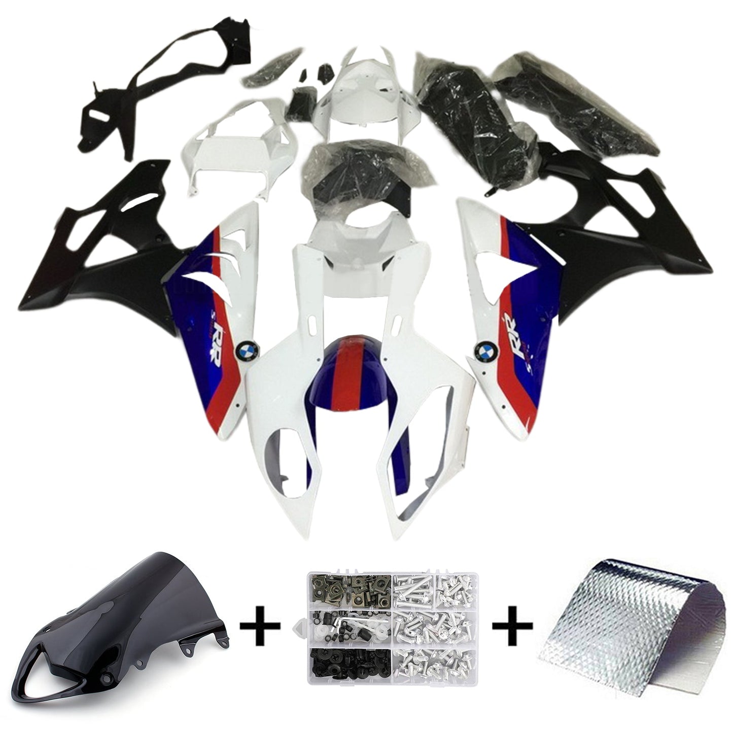 2009-2014 BMW S1000RR Fairing Kit Bodywork Plastic ABS
