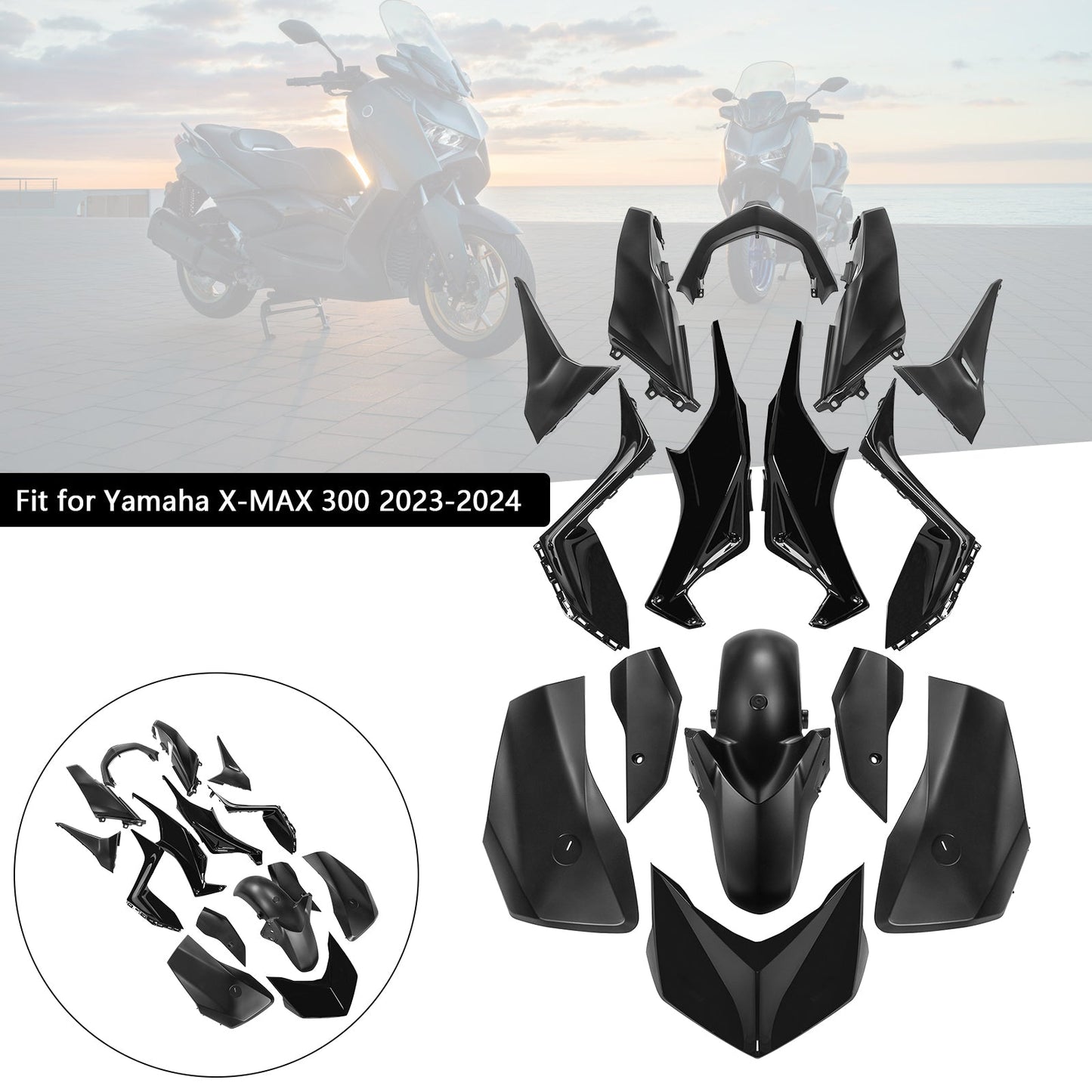 2023-2024 Yamaha X-MAX 300 XMAX Fairing Kit