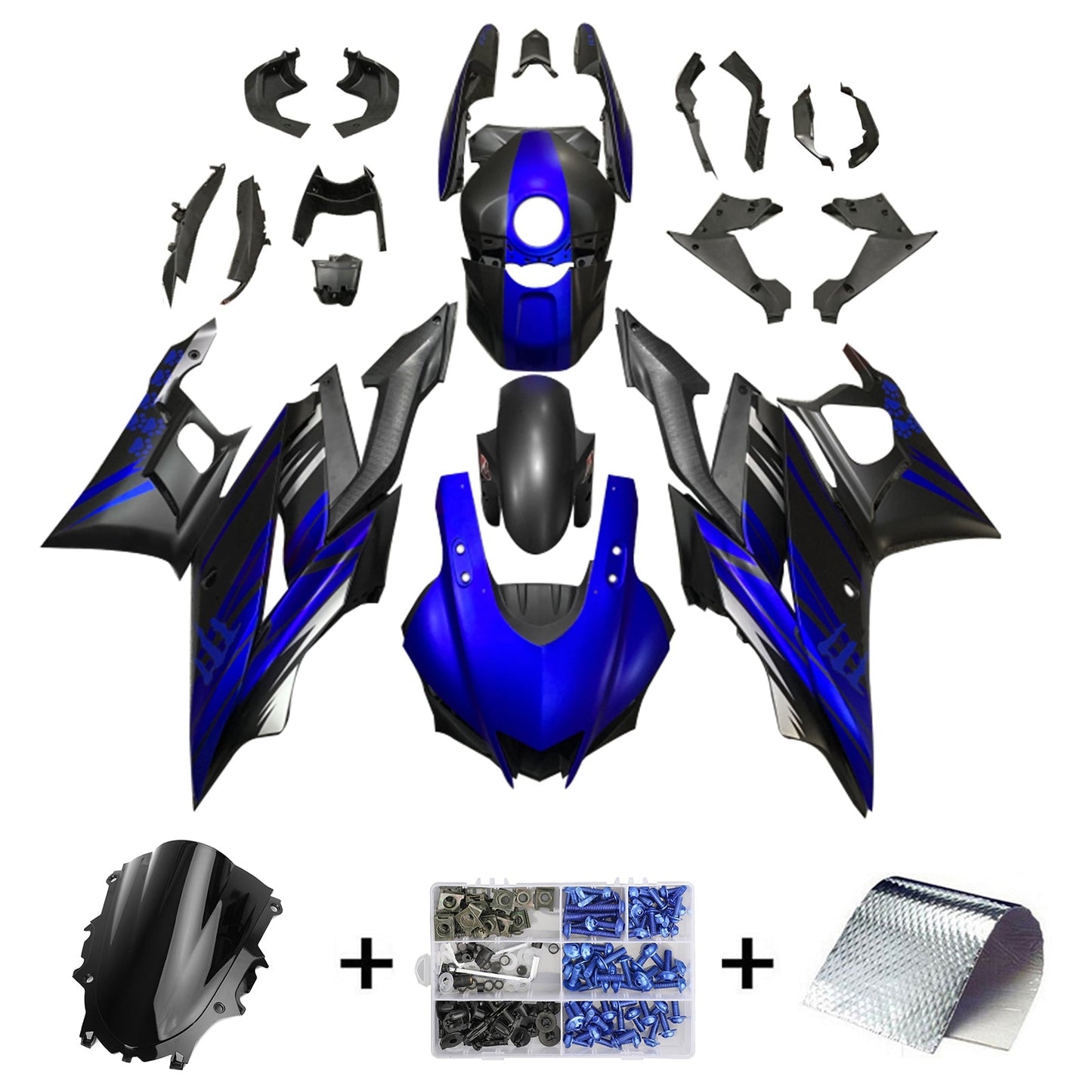 2022-2024 Yamaha YZF-R3 R25 Fairing Kit Bodywork Plastic ABS