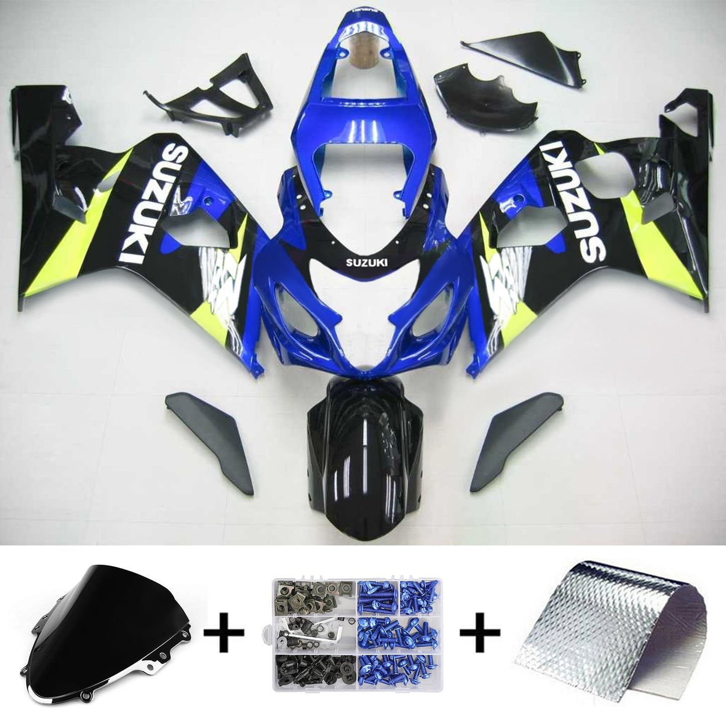 2004-2005 Suzuki GSXR 600/750 Fairing Kit Bodywork Plastic ABS