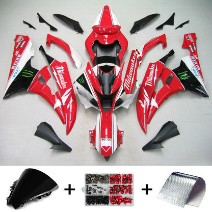 2006-2007 Yamaha YZF 600 R6 Fairing Kit Bodywork Plastic ABS