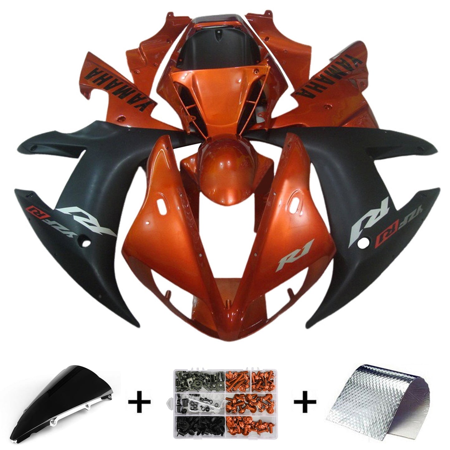 2002-2003 Yamaha YZF 1000 R1 Fairing Kit Bodywork Plastic ABS