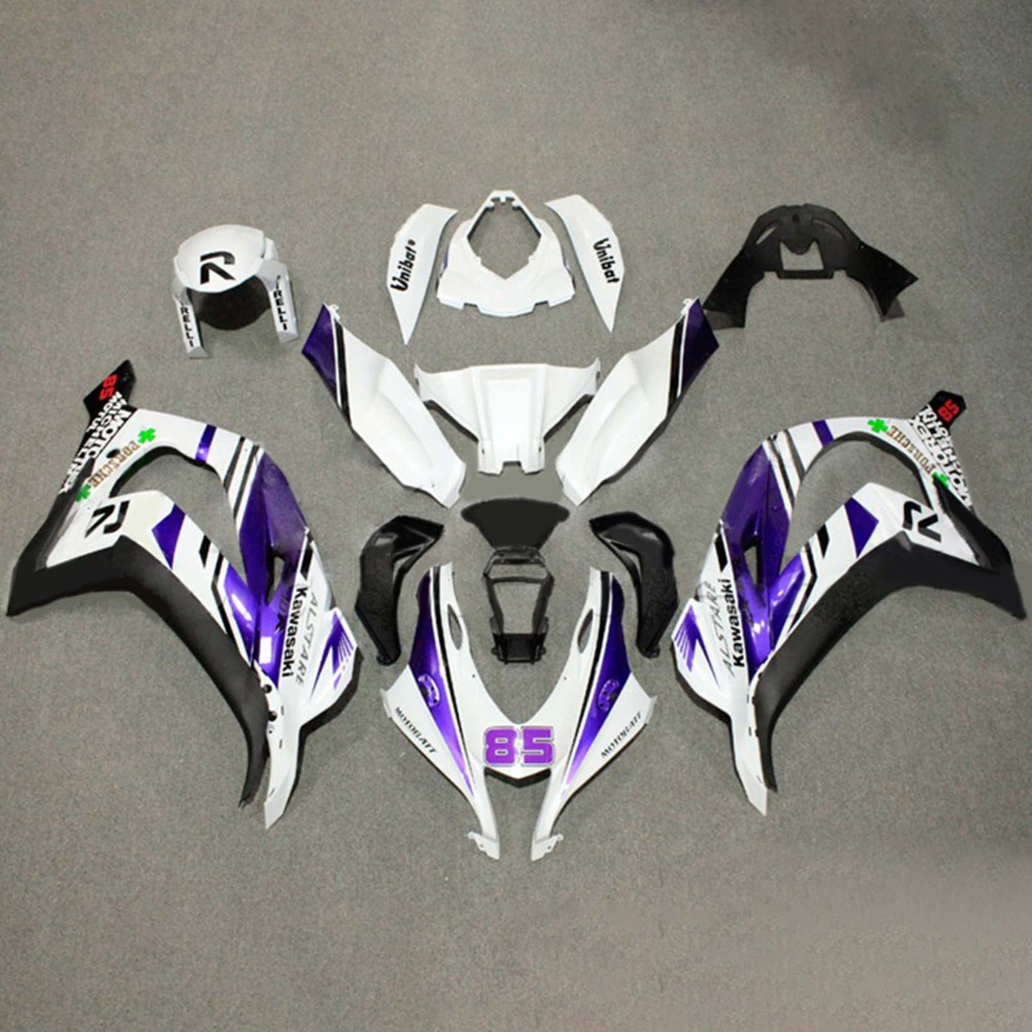 2016-2020 Kawasaki ZX10R Fairing Kit Bodywork Plastic ABS