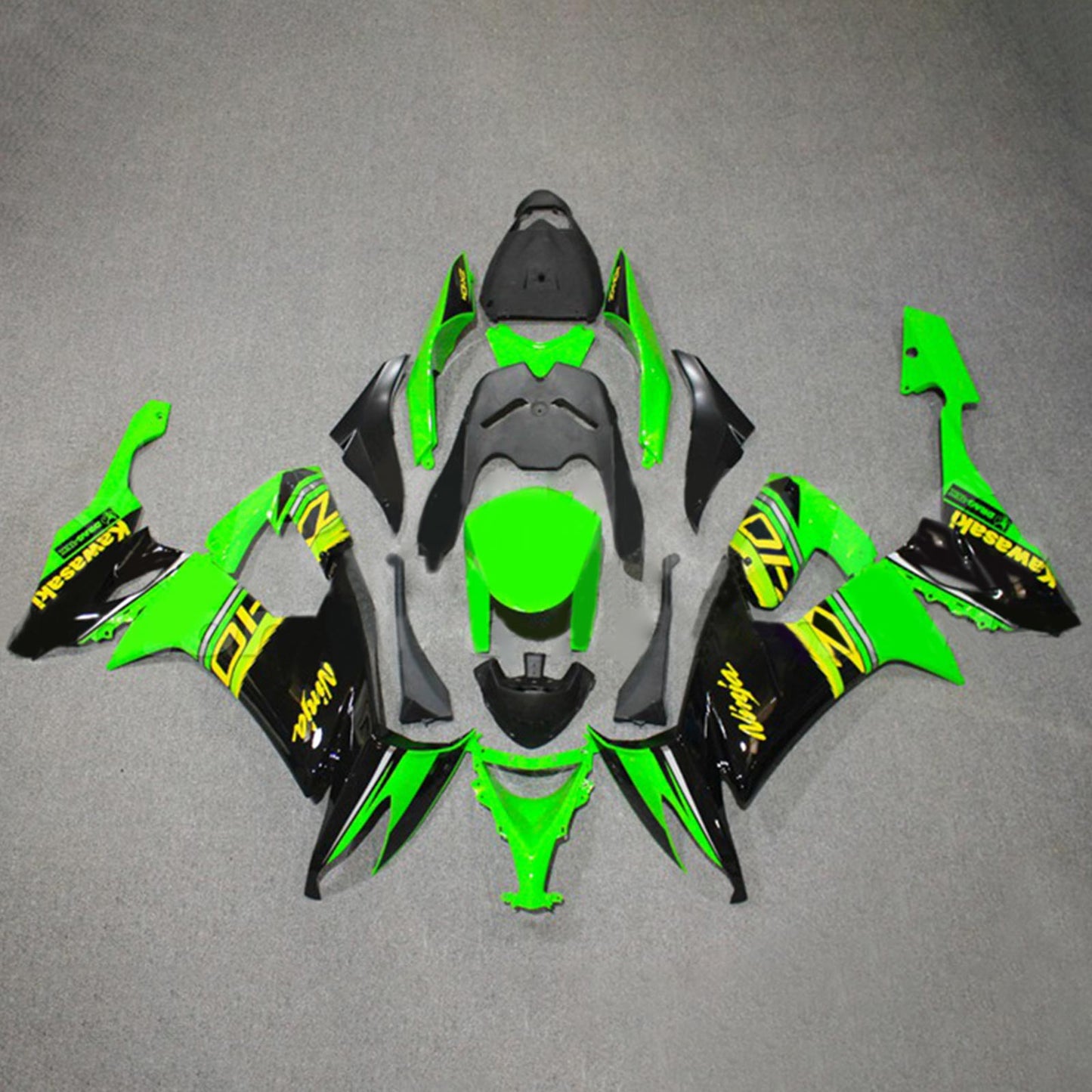 2008-2010 Kawasaki ZX10R Fairing Kit Bodywork Plastic ABS
