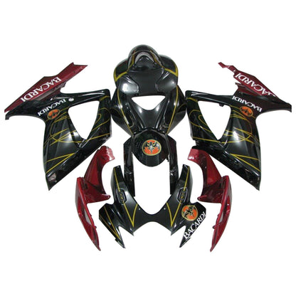 2006-2007 Suzuki GSXR 600/750 K6 Fairing Kit Bodywork Plastic ABS