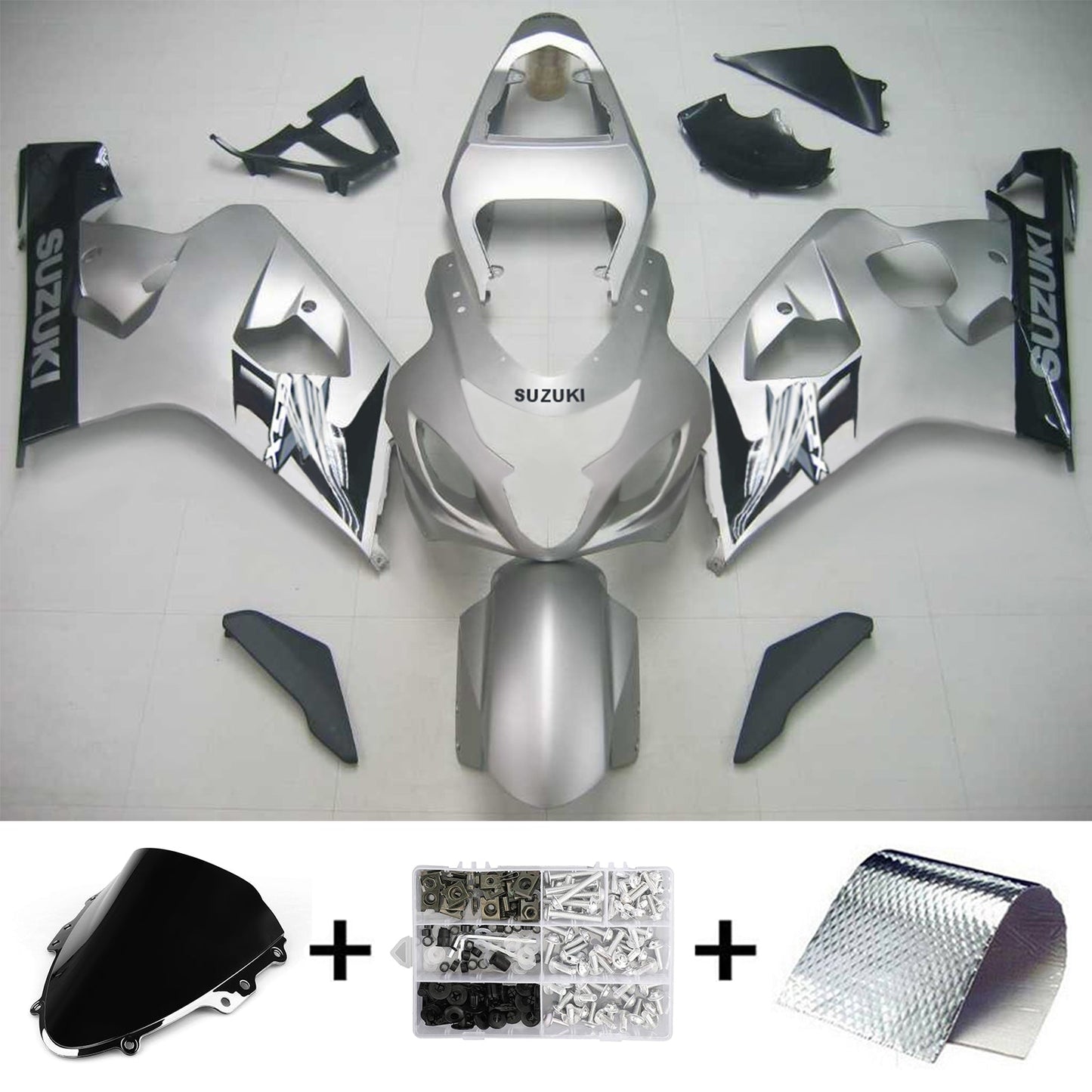 2004-2005 Suzuki GSXR 600/750 Fairing Kit Bodywork Plastic ABS