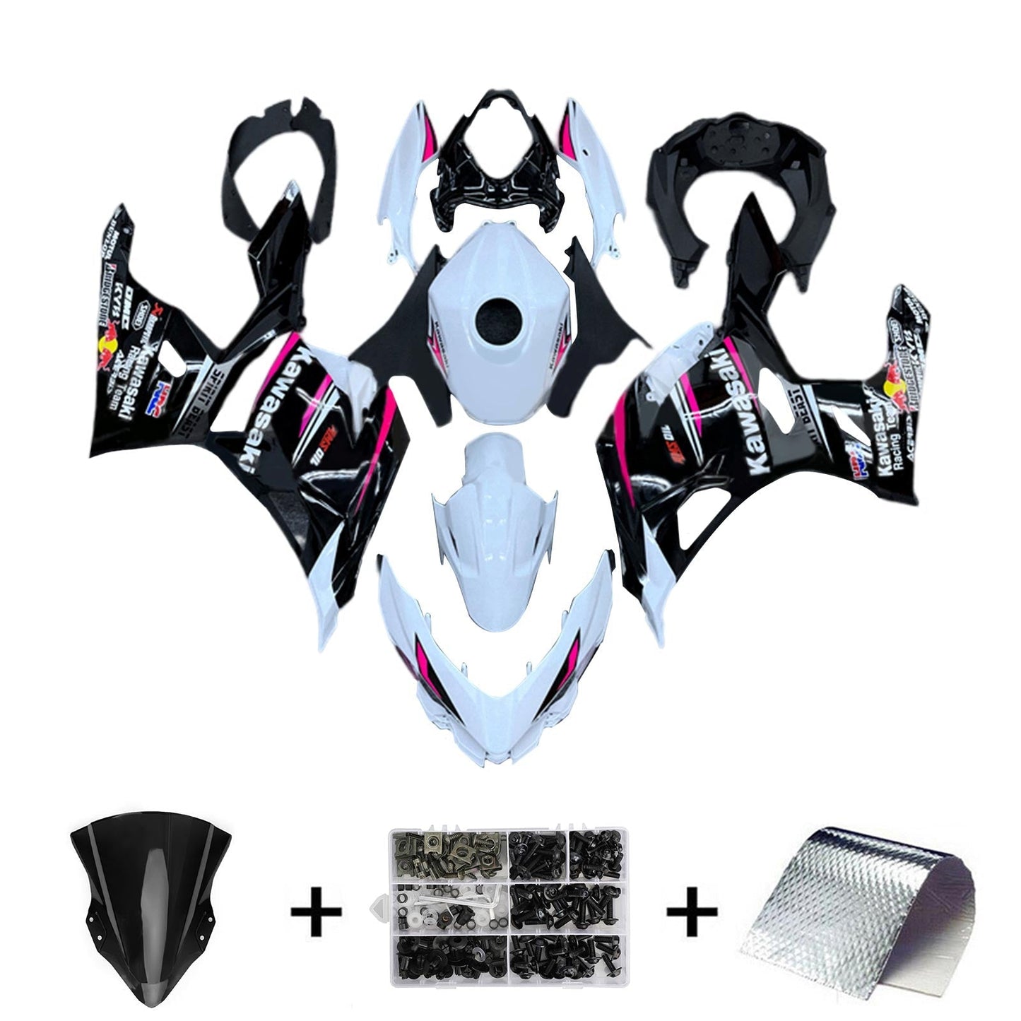2018-2024 Kawasaki EX400 Ninja400 Fairing Kit Bodywork Plastic ABS