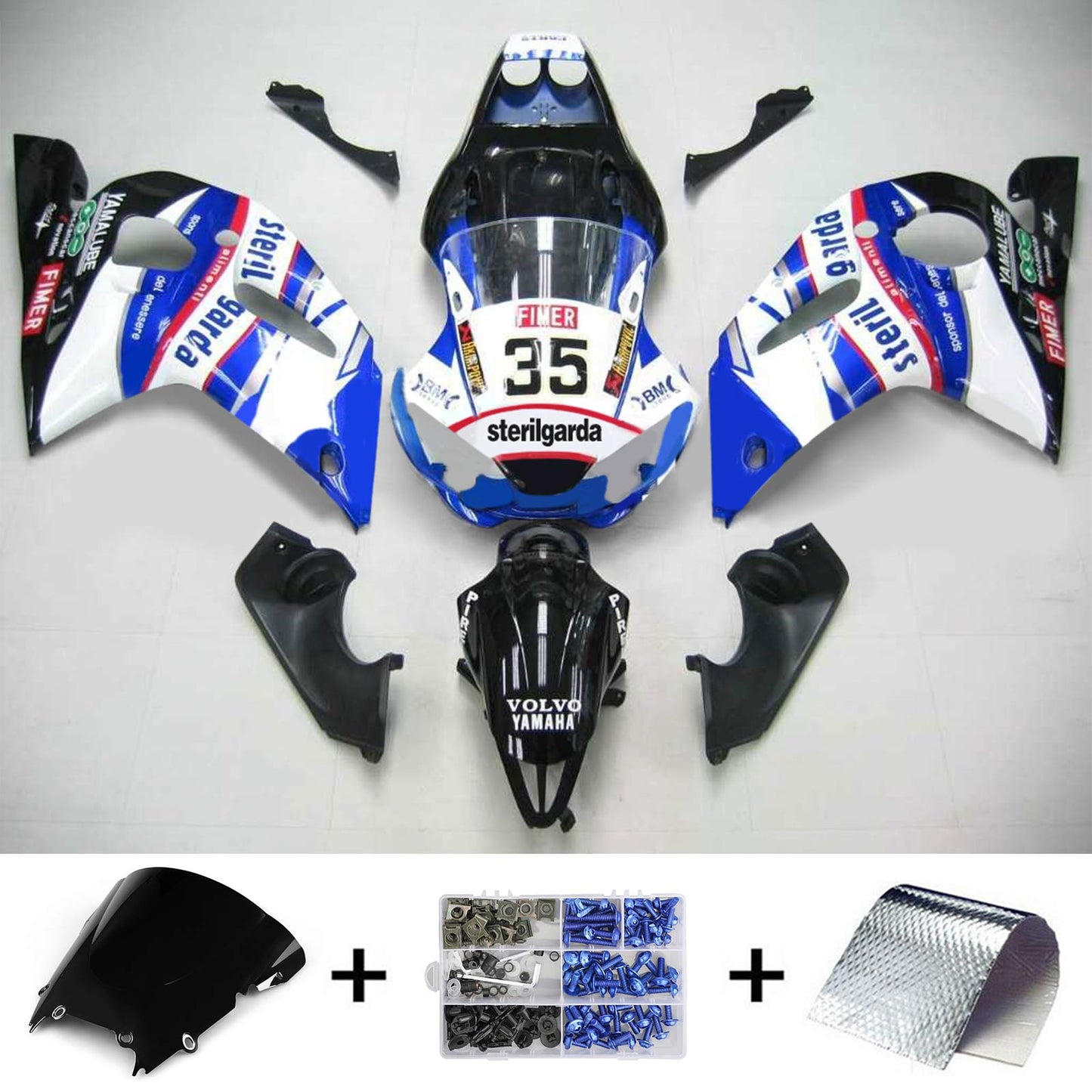 1998-2002 Fairing Kit For Yamaha YZF 600 R6 Generic