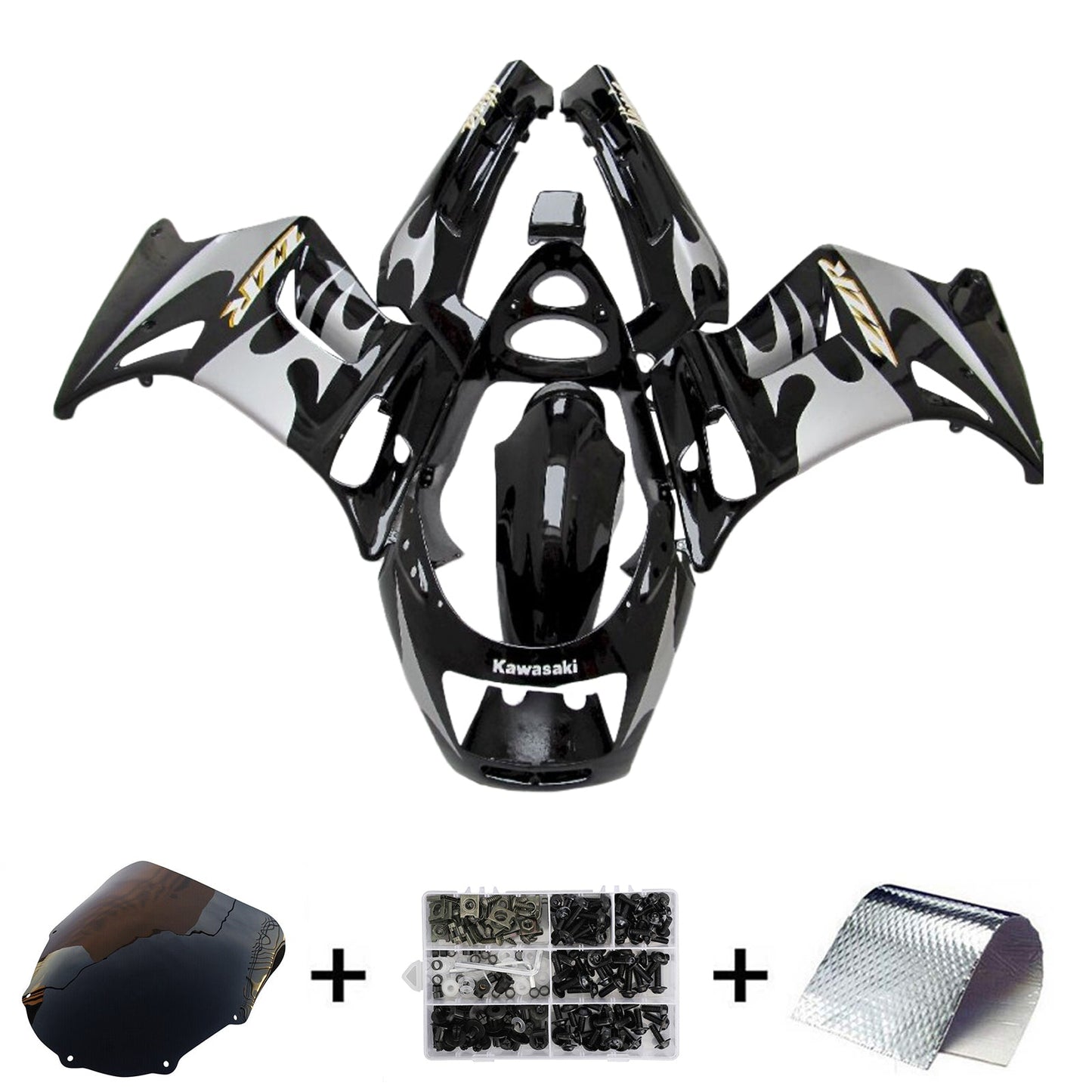 1996-2007 Kawasaki ZZR250 Fairing Kit Bodywork ABS