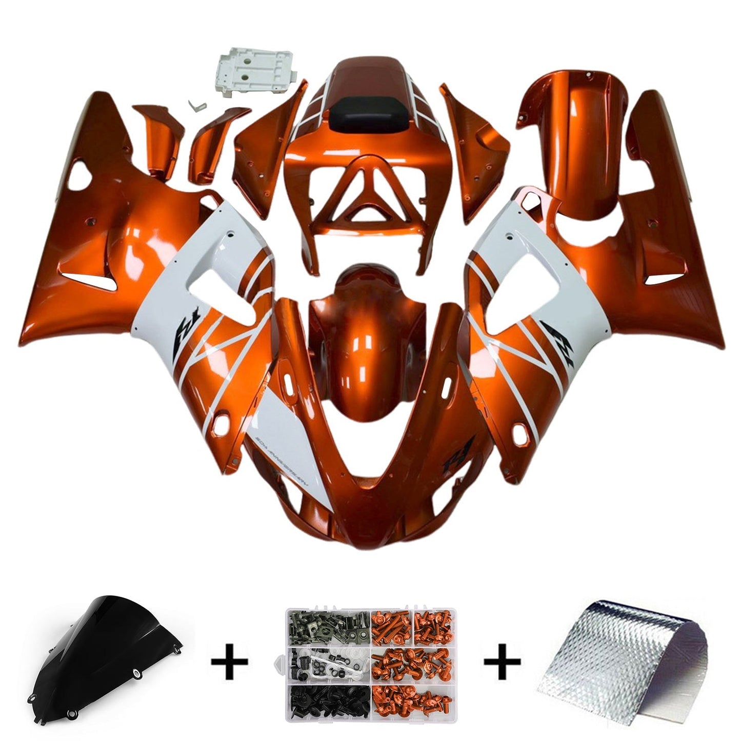 1998-1999 Yamaha YZF-R1 Fairing Kit Bodywork Plastic ABS