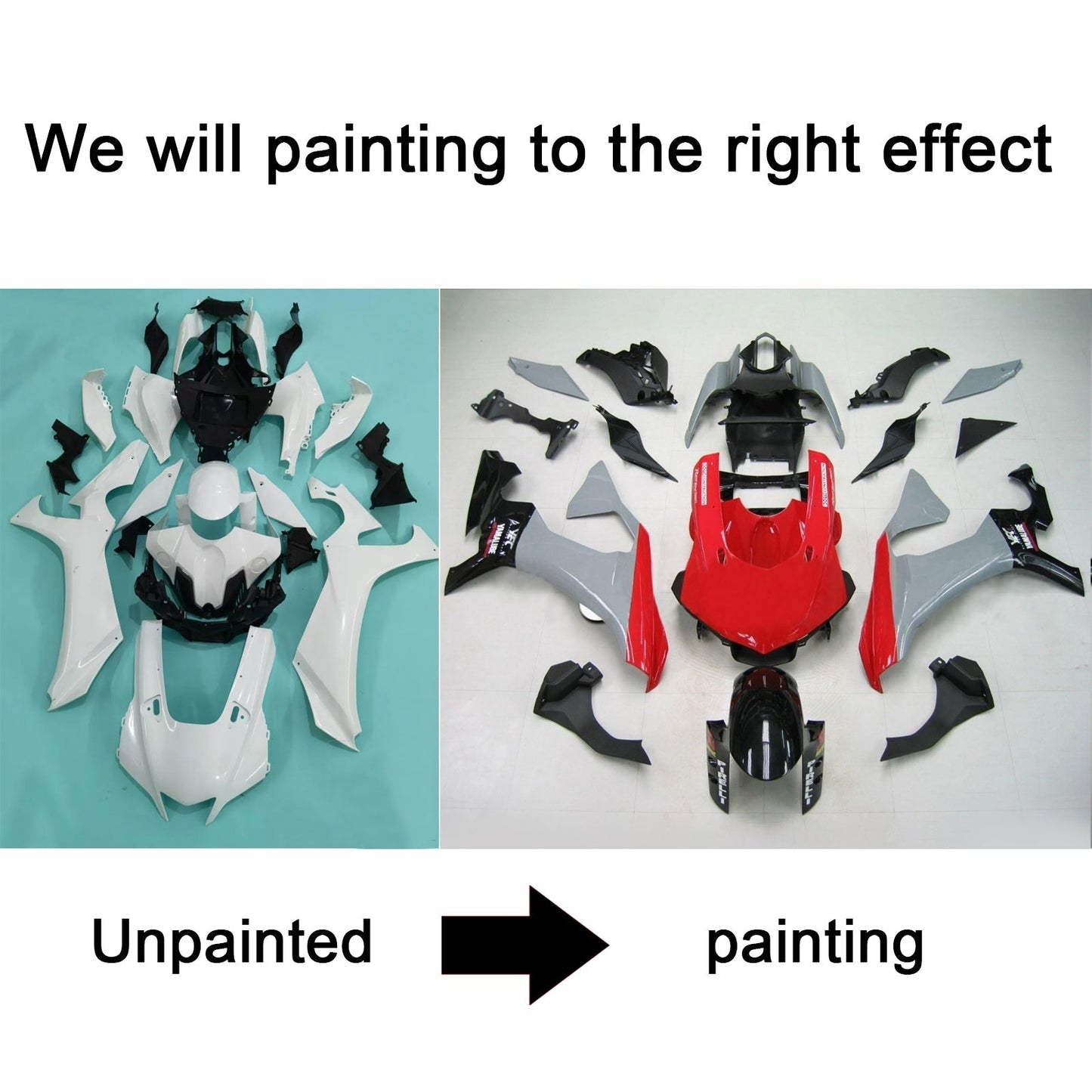 2020-2024 Yamaha YZF R1 Fairing Kit Bodywork Plastic ABS