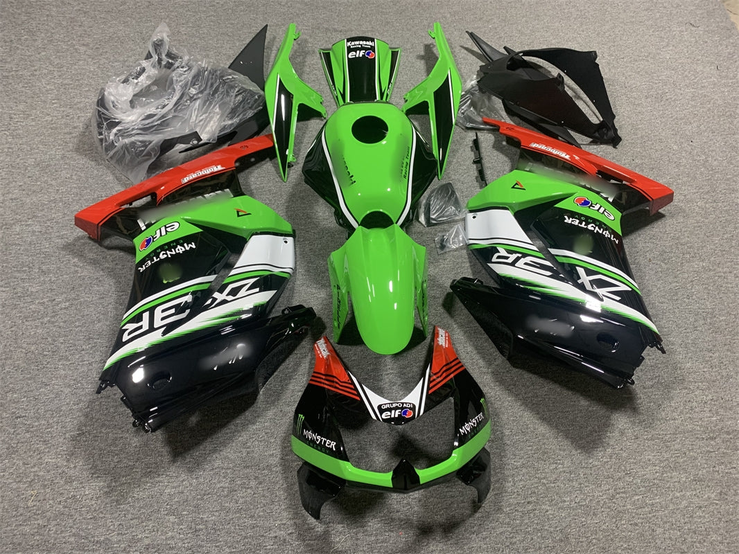 2008-2012 Kawasaki EX250 Ninja250R Fairing Kit Bodywork Plastic ABS