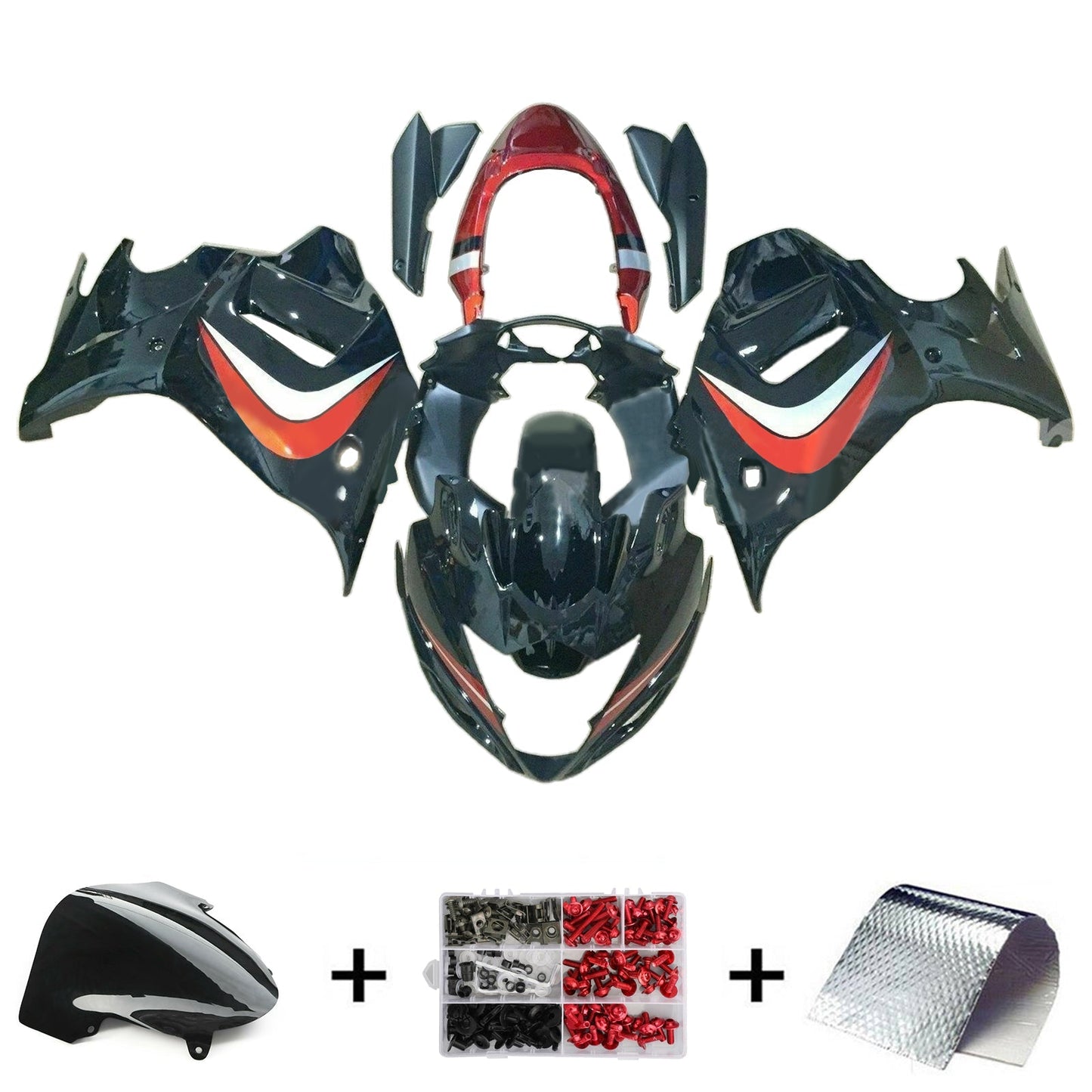 2008-2013 Suzuki Katana GSX650F Fairing Kit Bodywork Plastic ABS
