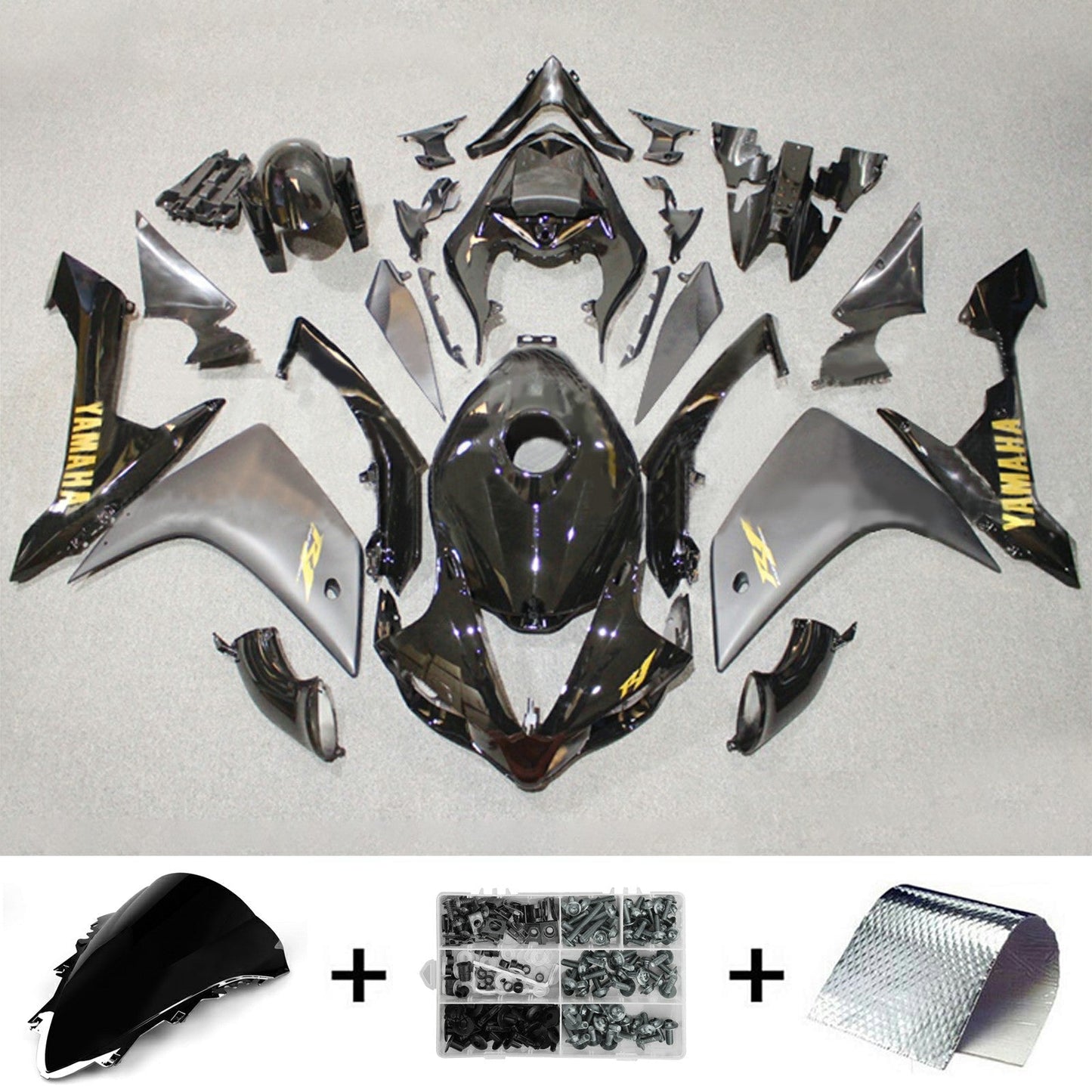 2007-2008 Yamaha YZF 1000 R1 Fairing Kit Bodywork Plastic ABS
