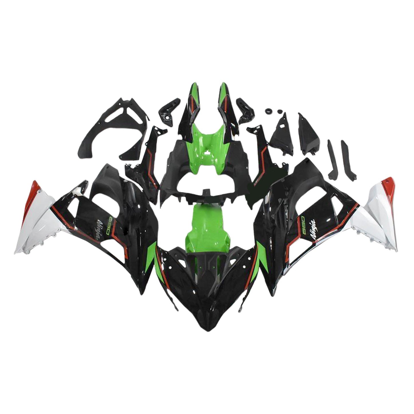 2017-2019 Kawasaki ER6F/Ninja650R Fairing Kit Bodywork Plastic ABS