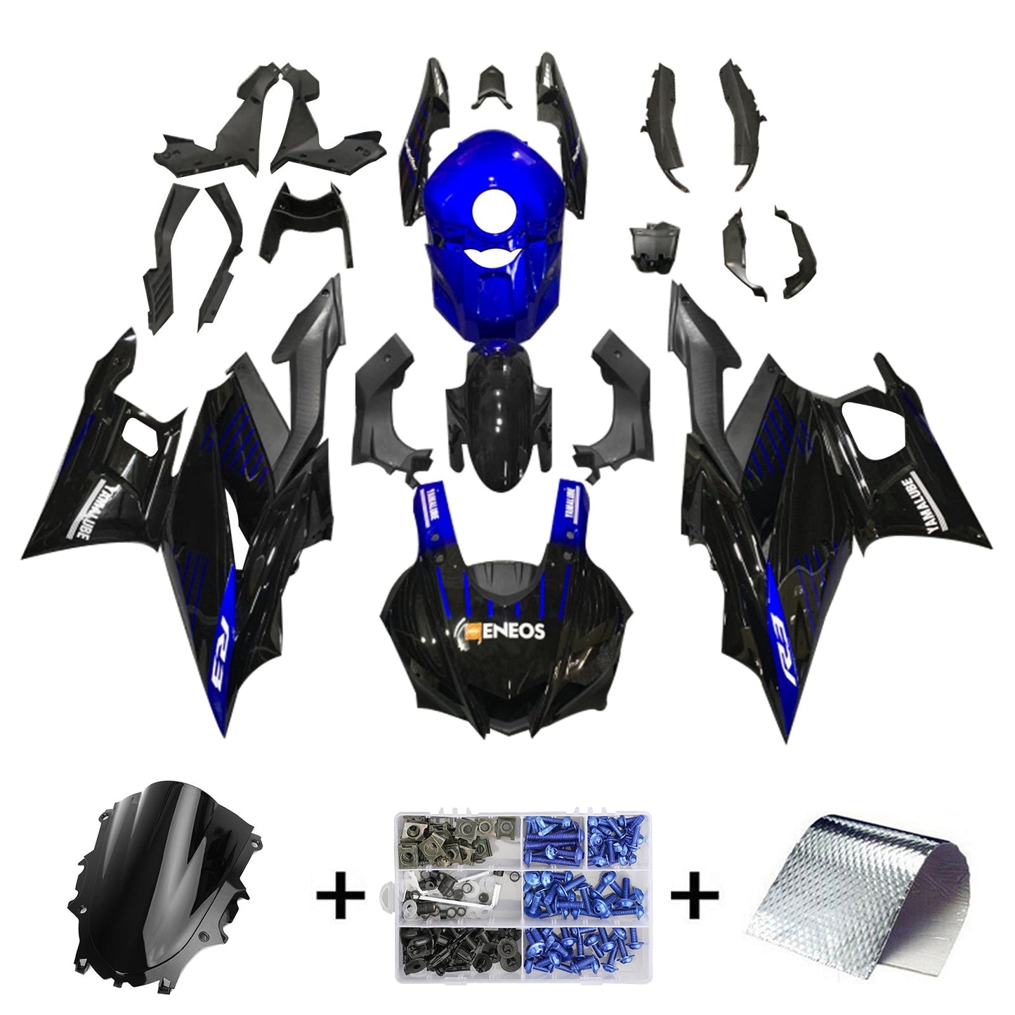 2022-2024 Yamaha YZF-R3 R25 Fairing Kit Bodywork Plastic ABS
